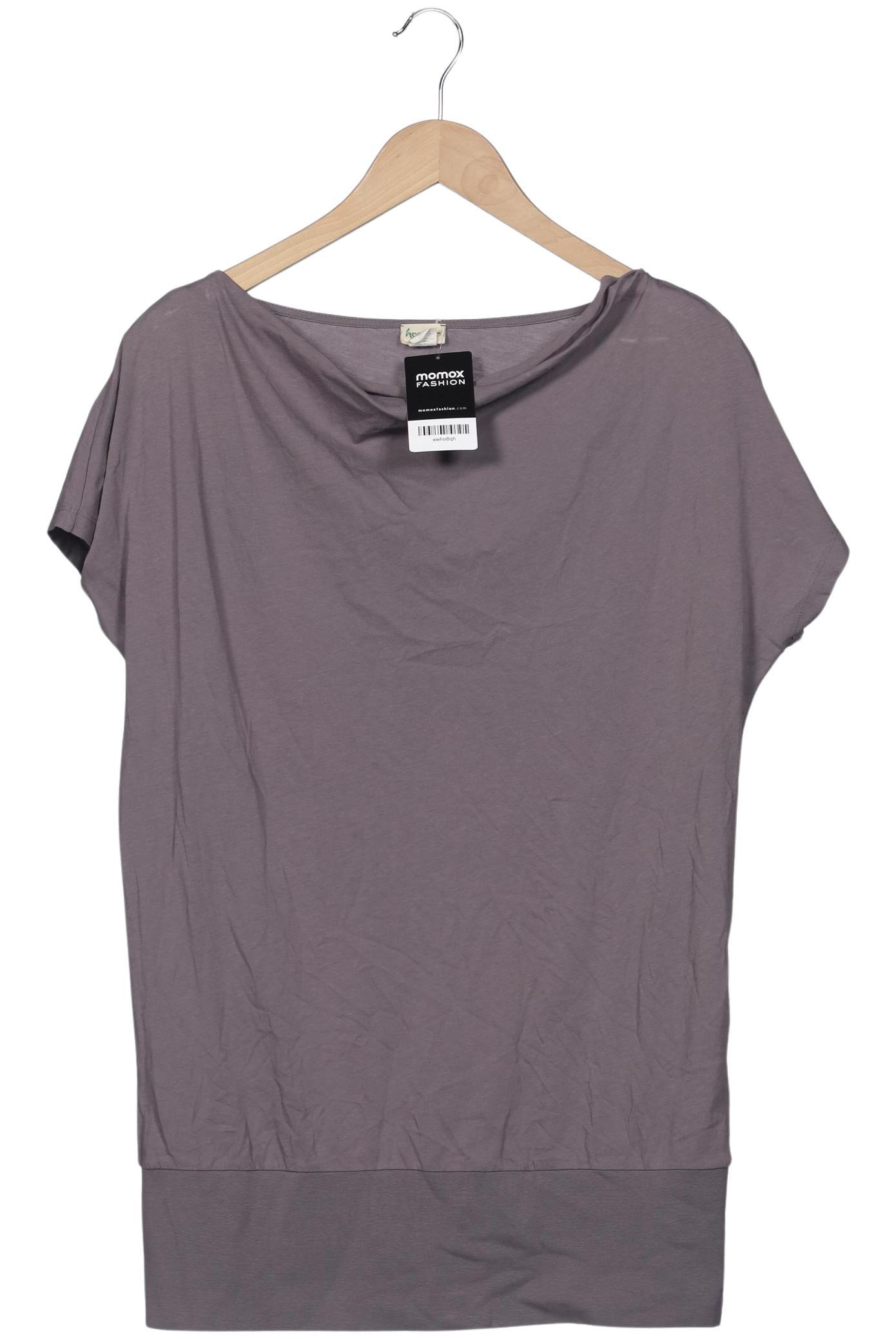

hessnatur Damen T-Shirt, grau, Gr. 40