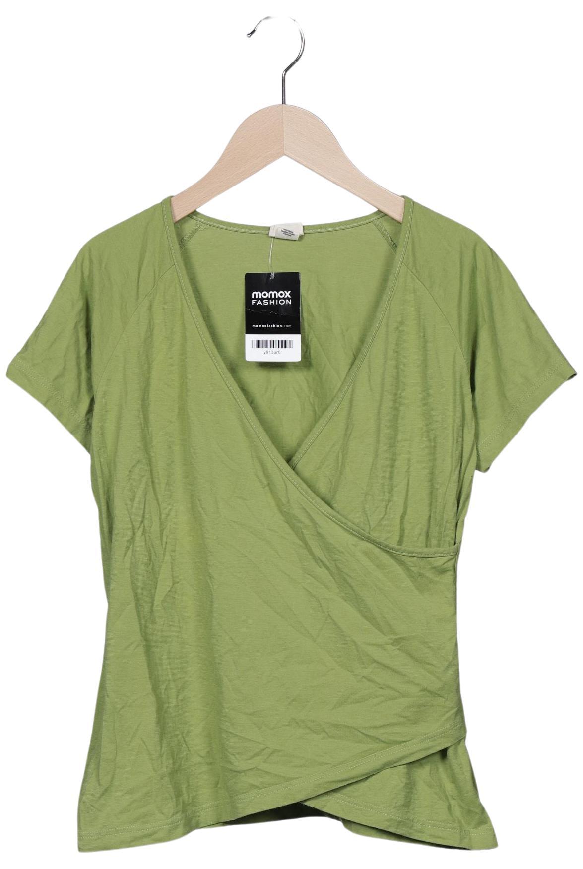 

hessnatur Damen T-Shirt, hellgrün, Gr. 36