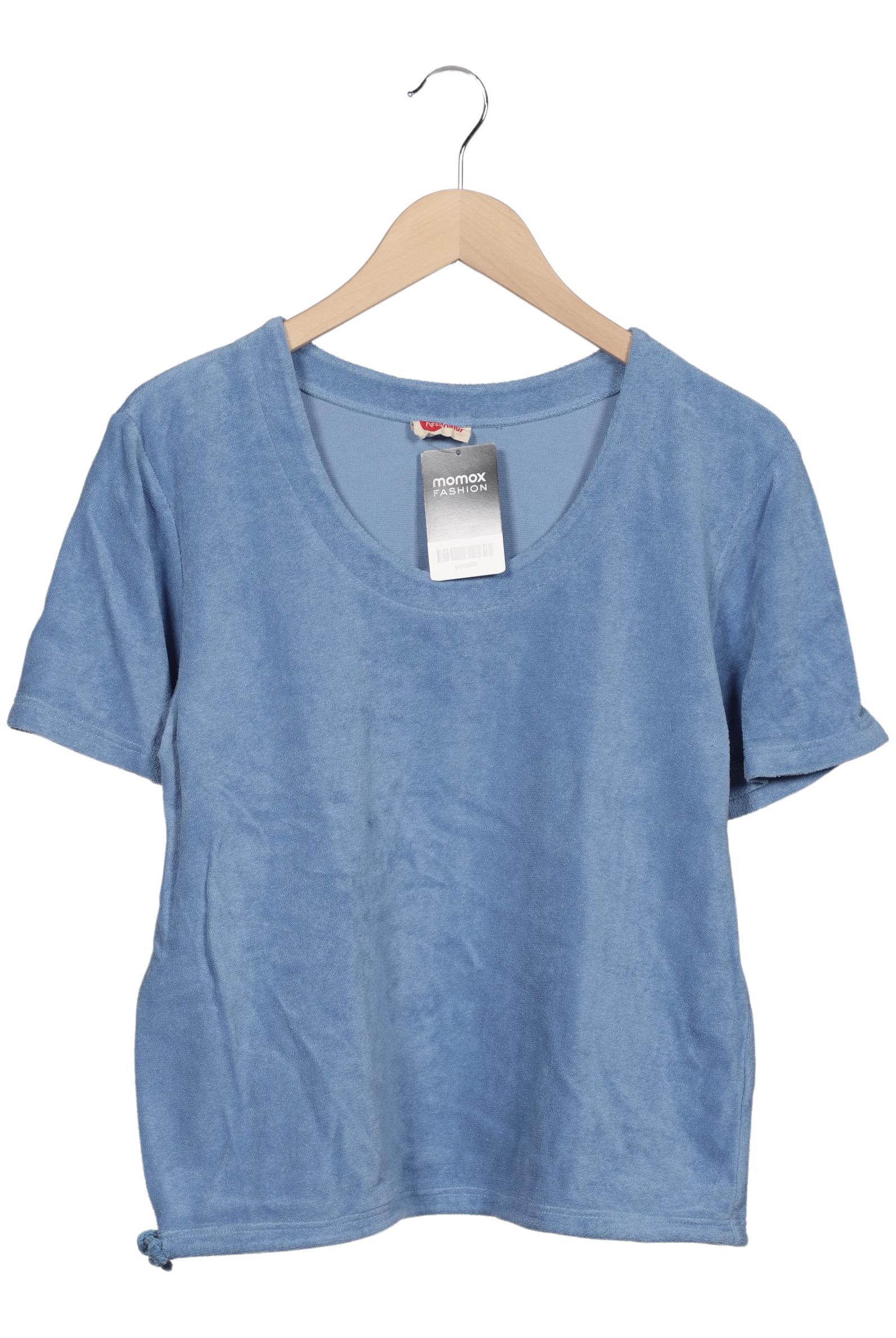 

hessnatur Damen T-Shirt, blau, Gr. 38