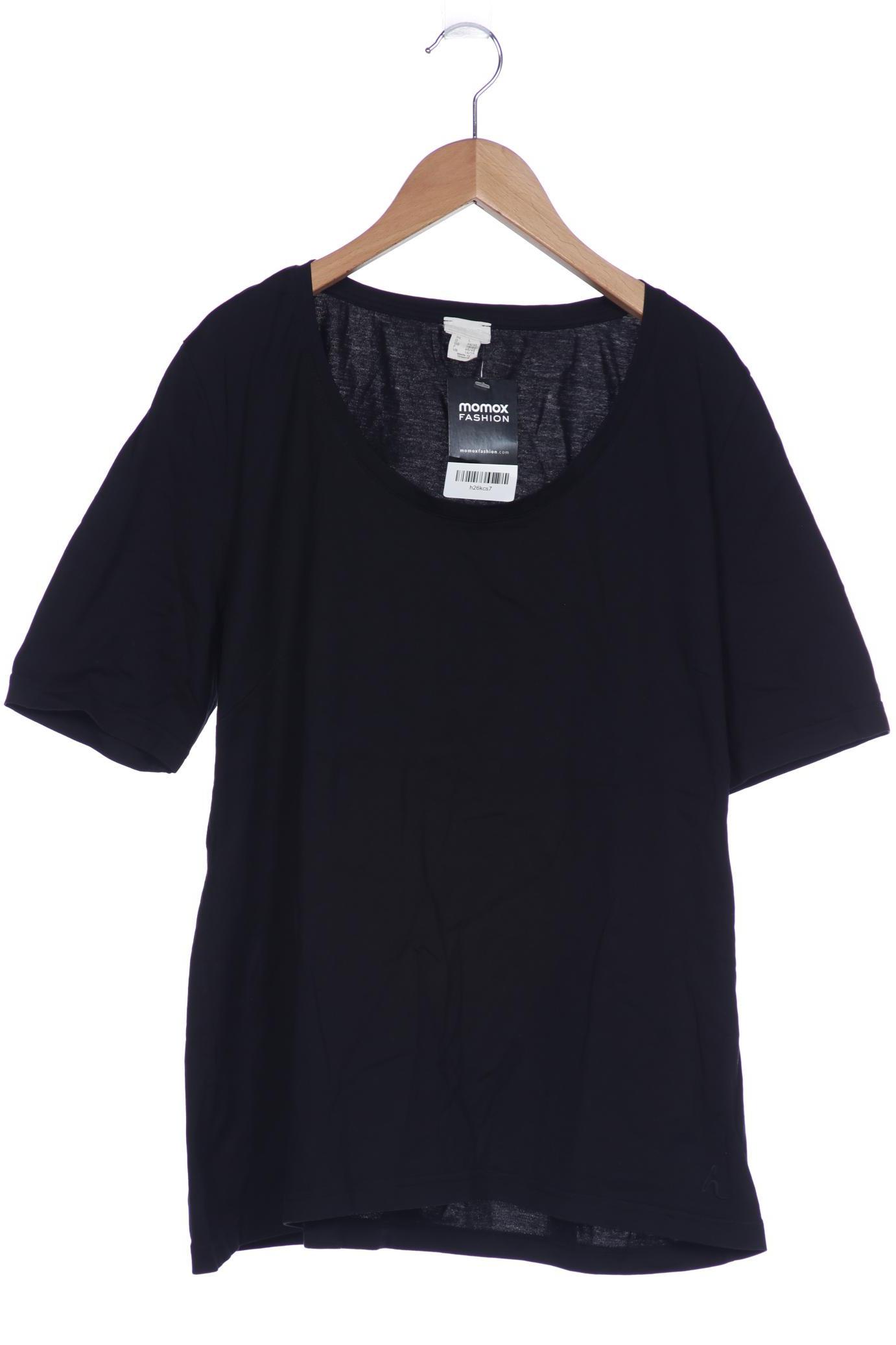 

hessnatur Damen T-Shirt, schwarz, Gr. 44