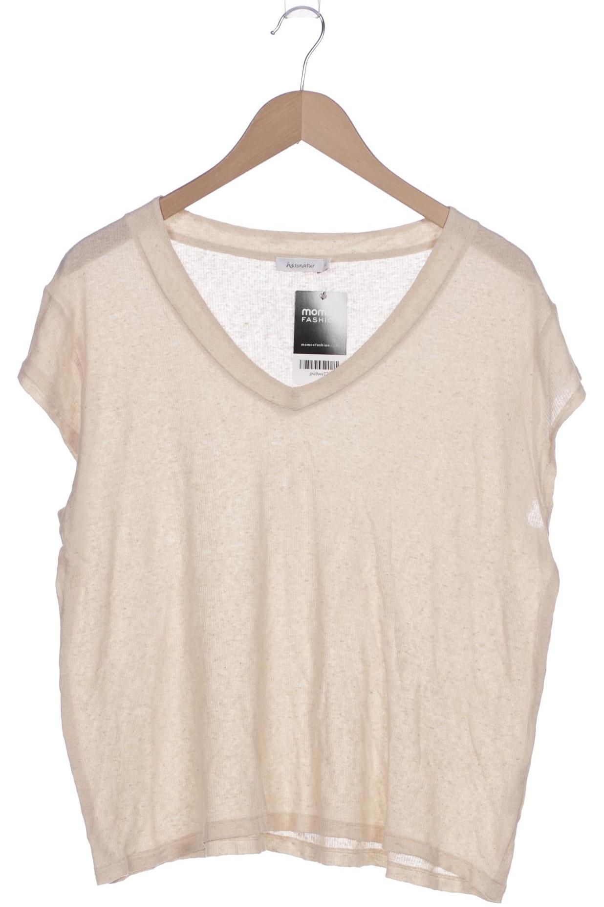 

hessnatur Damen T-Shirt, cremeweiß, Gr. 42