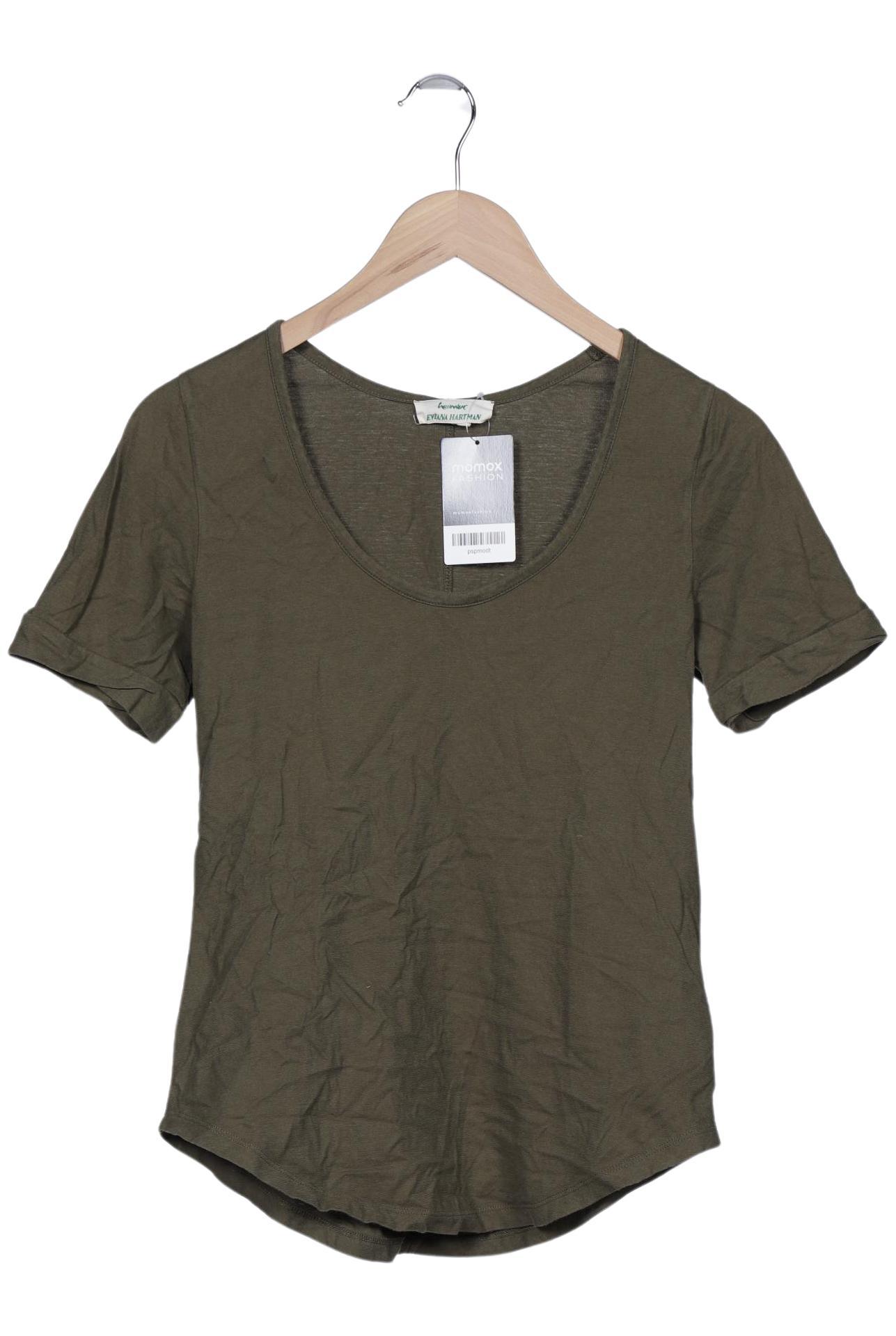 

hessnatur Damen T-Shirt, grün, Gr. 34