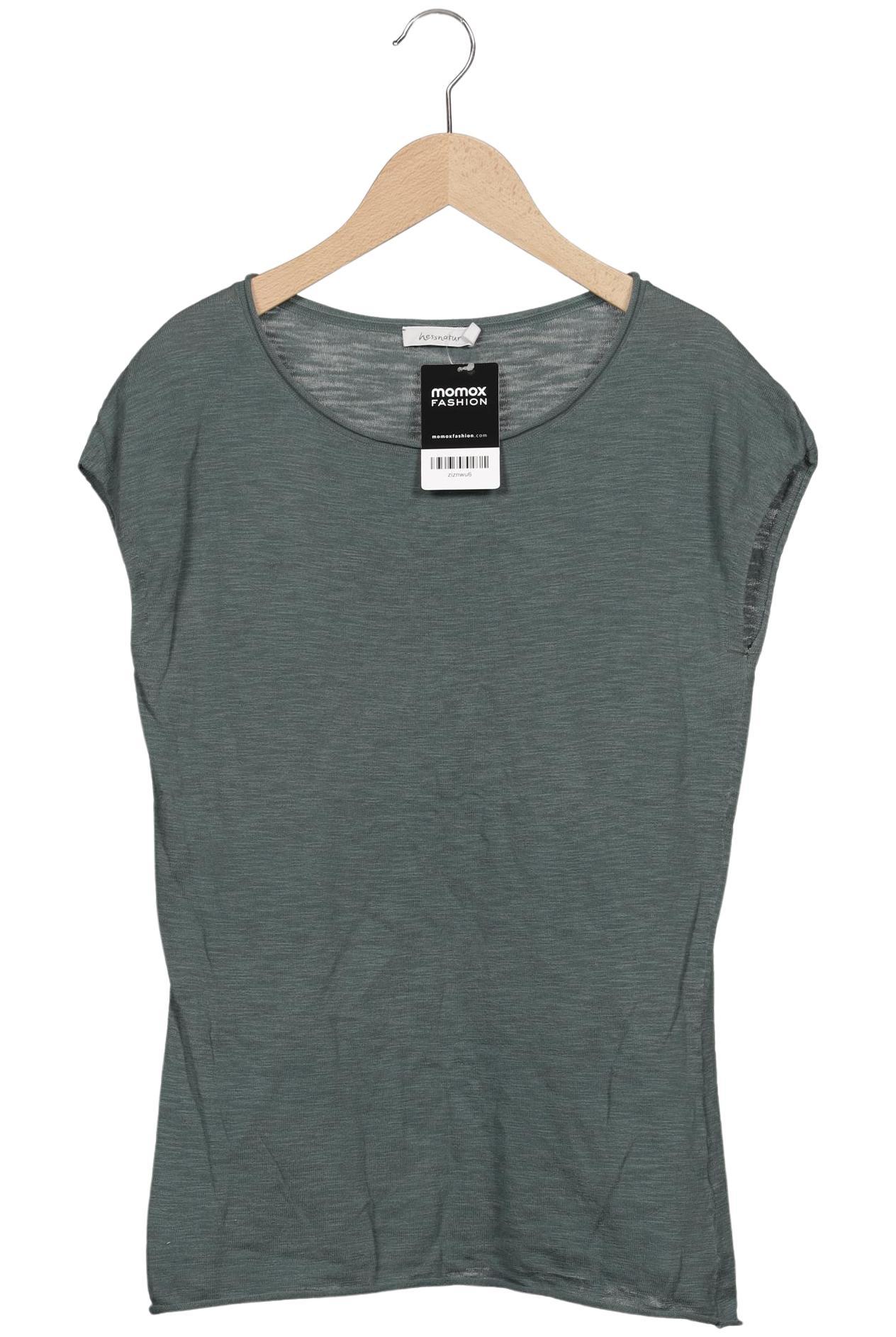 

hessnatur Damen T-Shirt, grün, Gr. 34