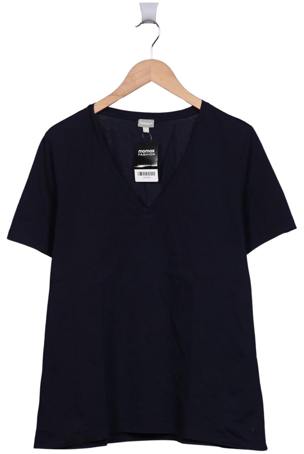 

hessnatur Damen T-Shirt, marineblau, Gr. 44