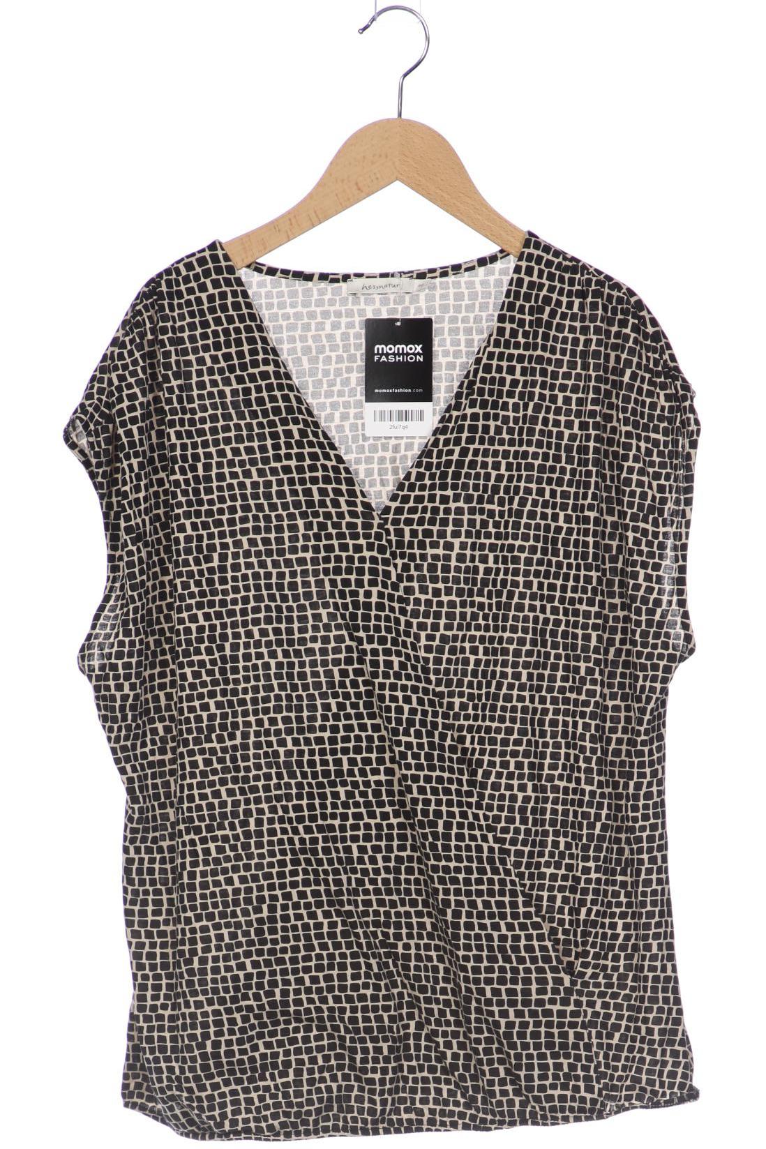 

hessnatur Damen T-Shirt, schwarz, Gr. 46