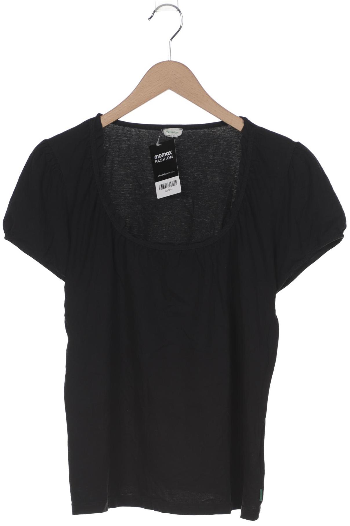 

hessnatur Damen T-Shirt, schwarz, Gr. 44