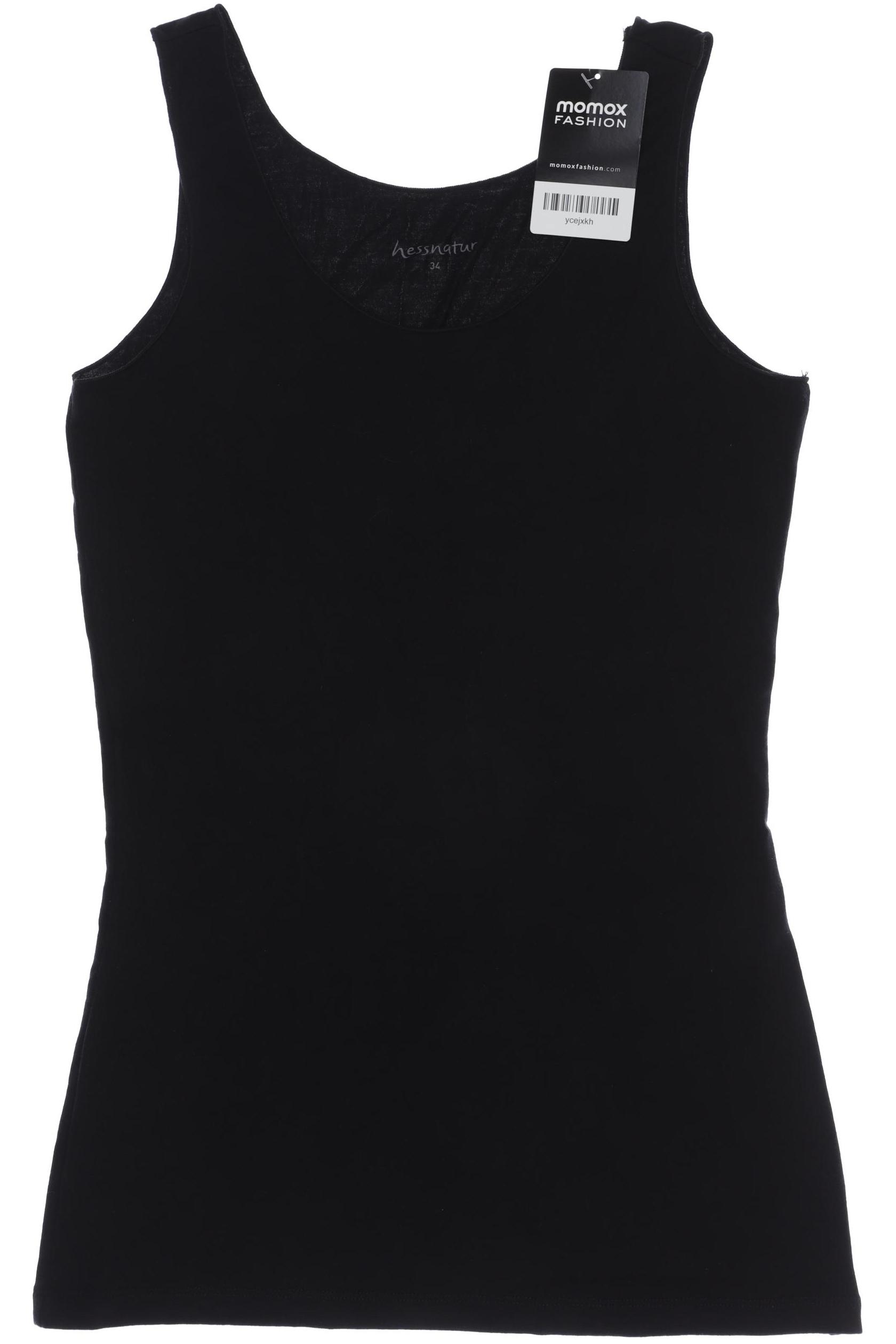 

hessnatur Damen Top, schwarz, Gr. 34