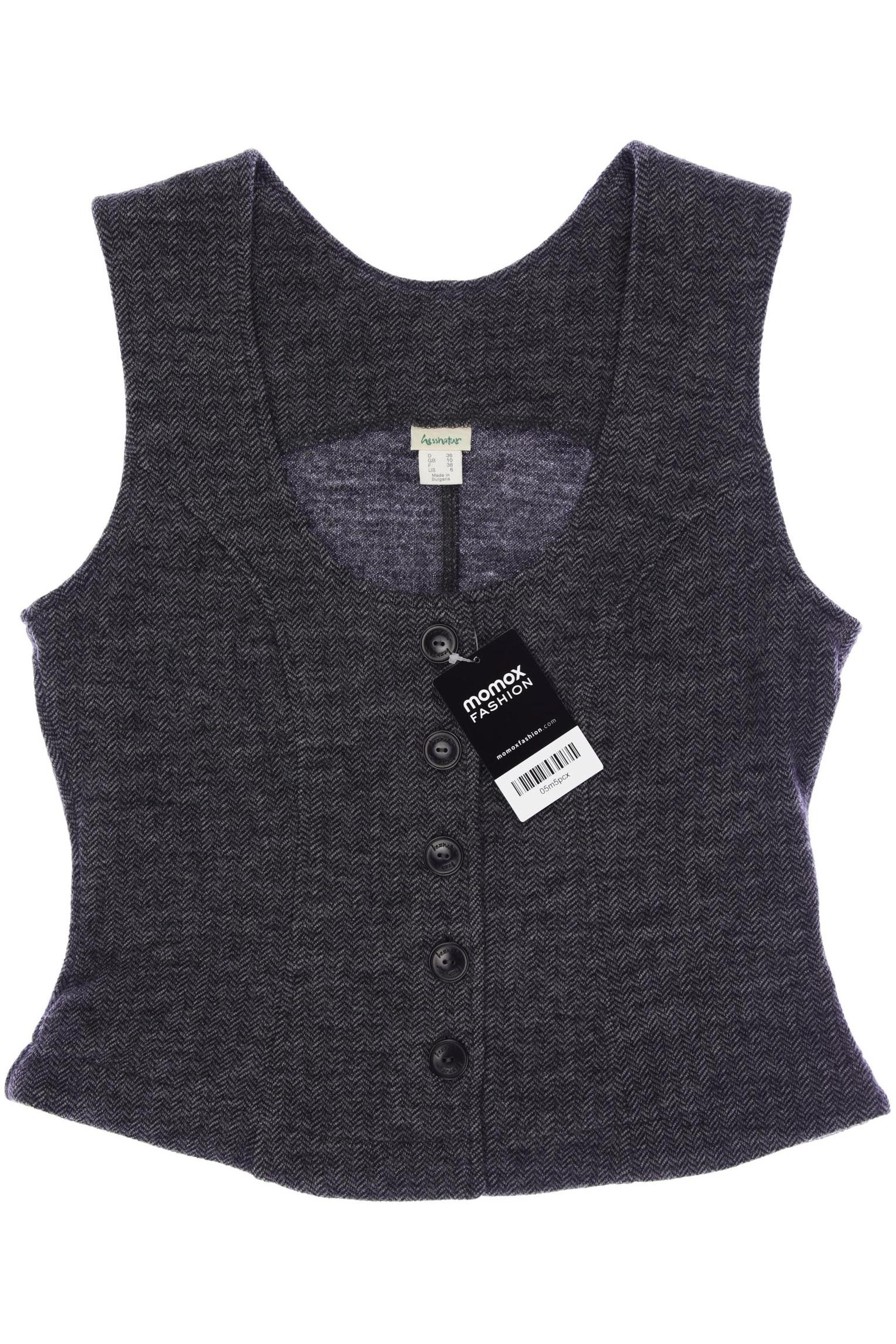

hessnatur Damen Weste, grau, Gr. 36