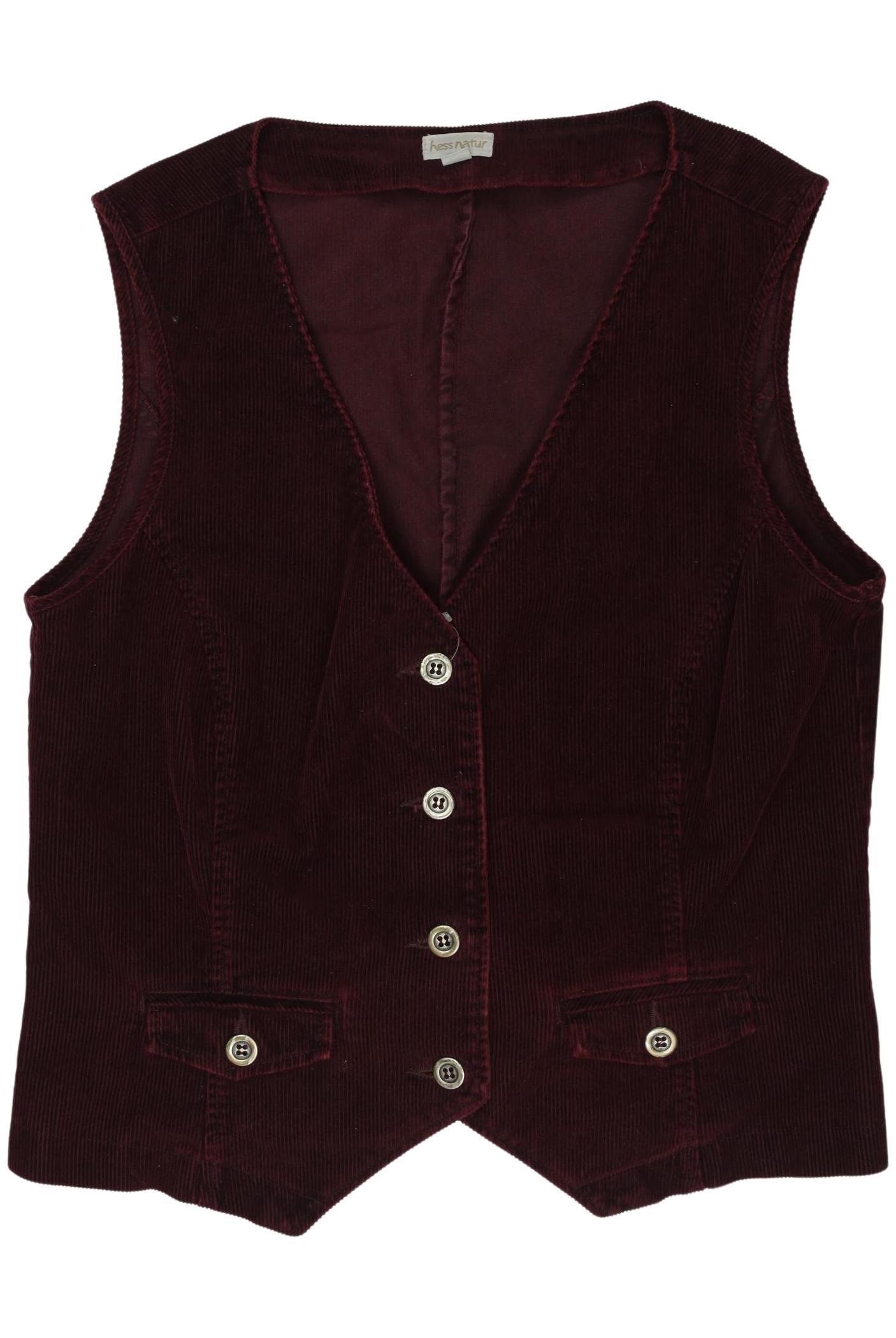 

hessnatur Damen Weste, bordeaux, Gr. 40