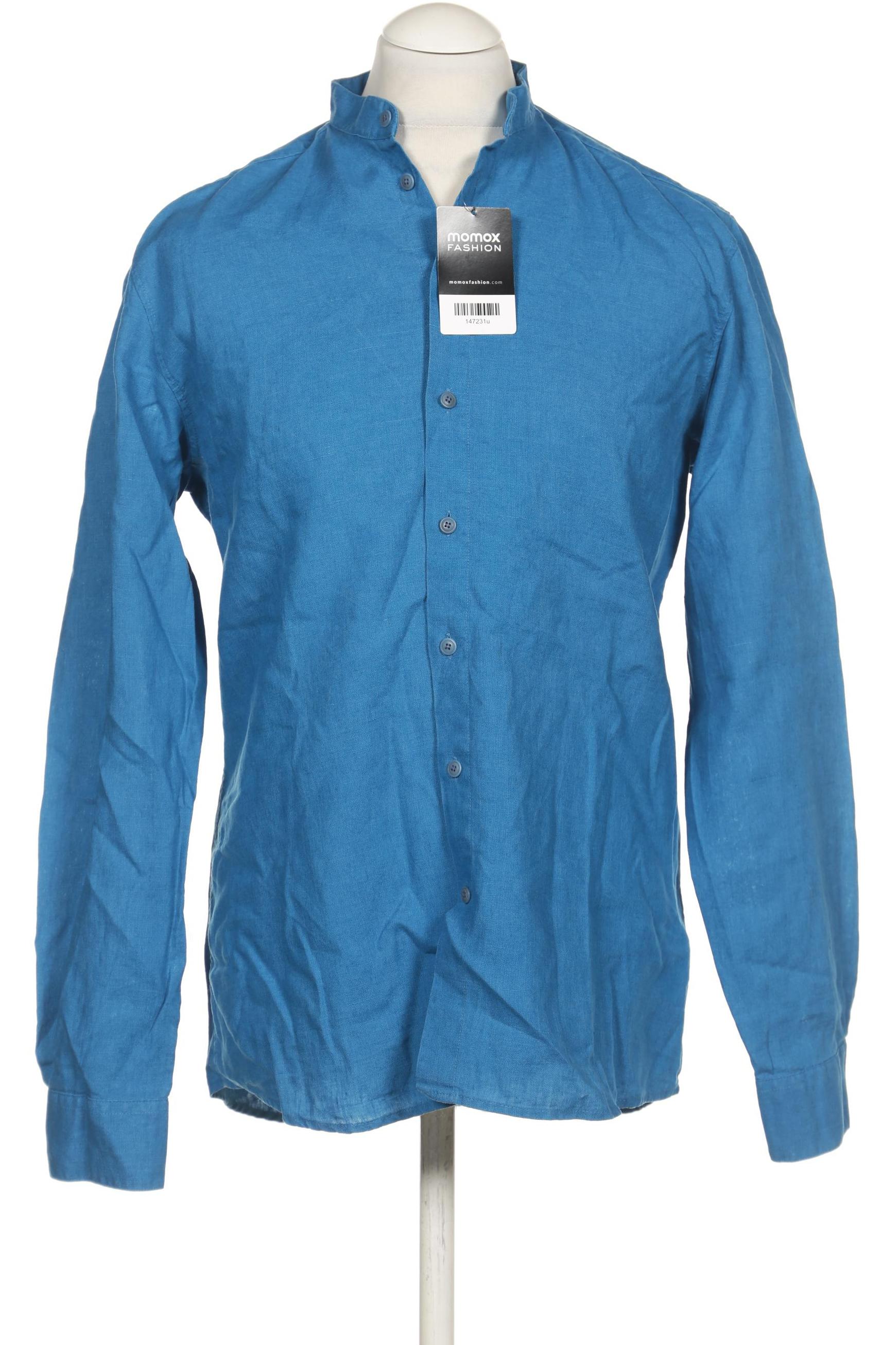 

hessnatur Herren Hemd, blau, Gr. 48