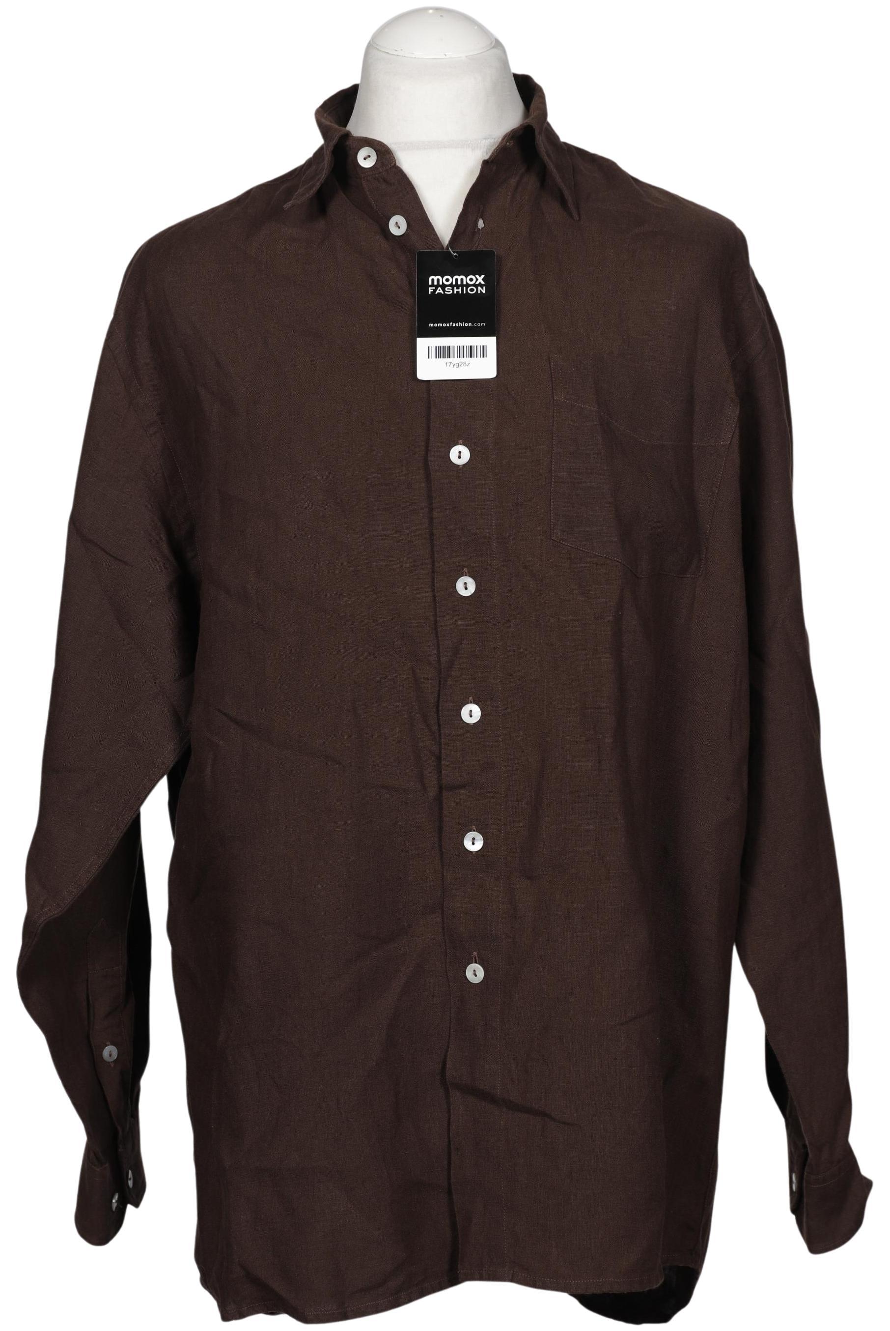 

hessnatur Herren Hemd, braun, Gr. 52