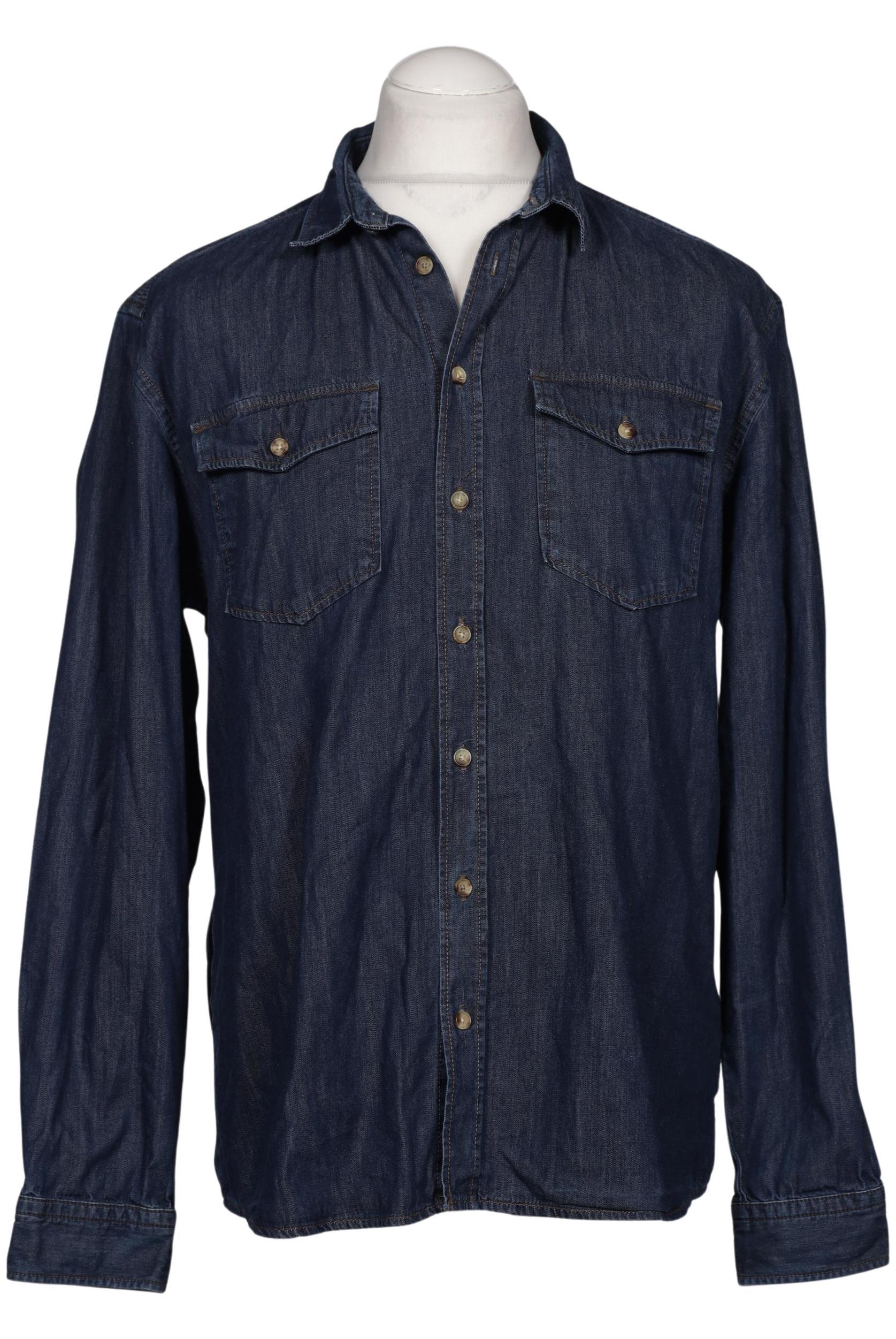 

hessnatur Herren Hemd, marineblau, Gr. 54