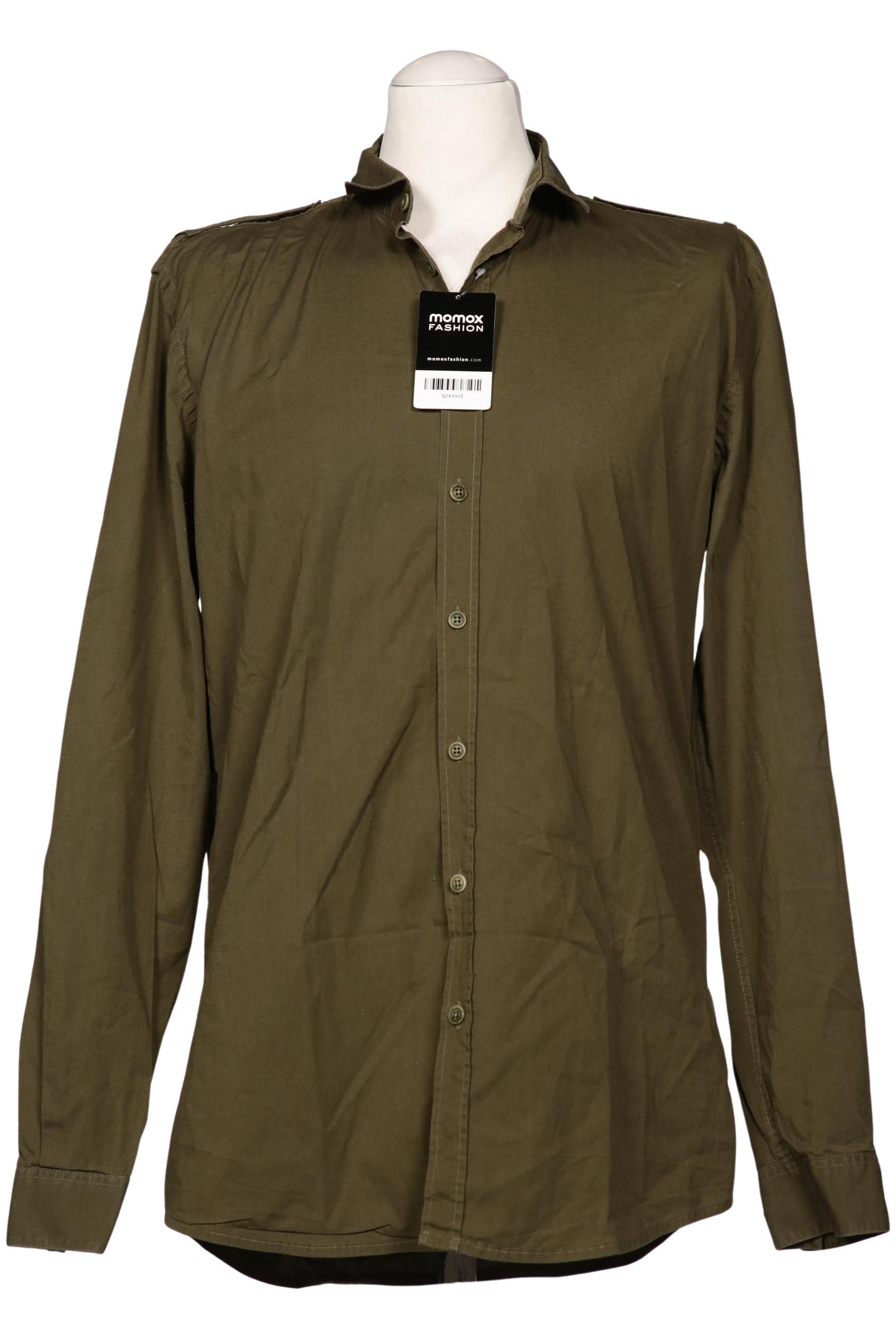 

hessnatur Herren Hemd, grün, Gr. 52