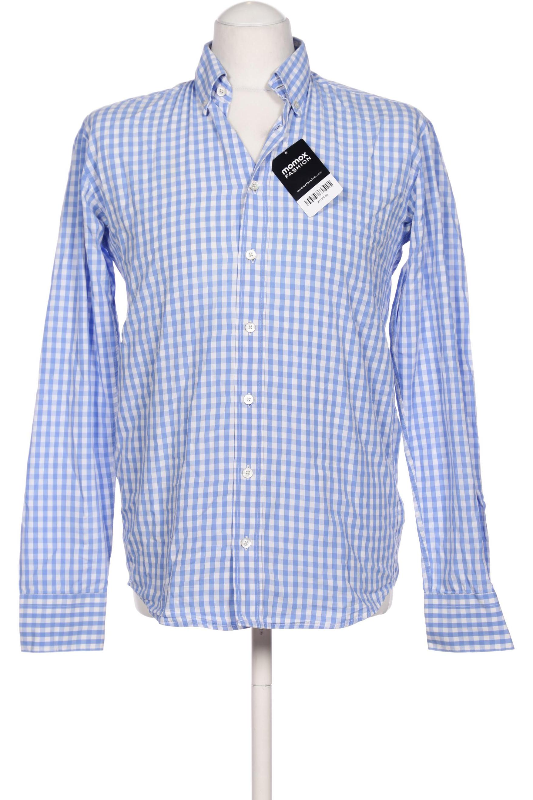 

hessnatur Herren Hemd, blau, Gr. 44