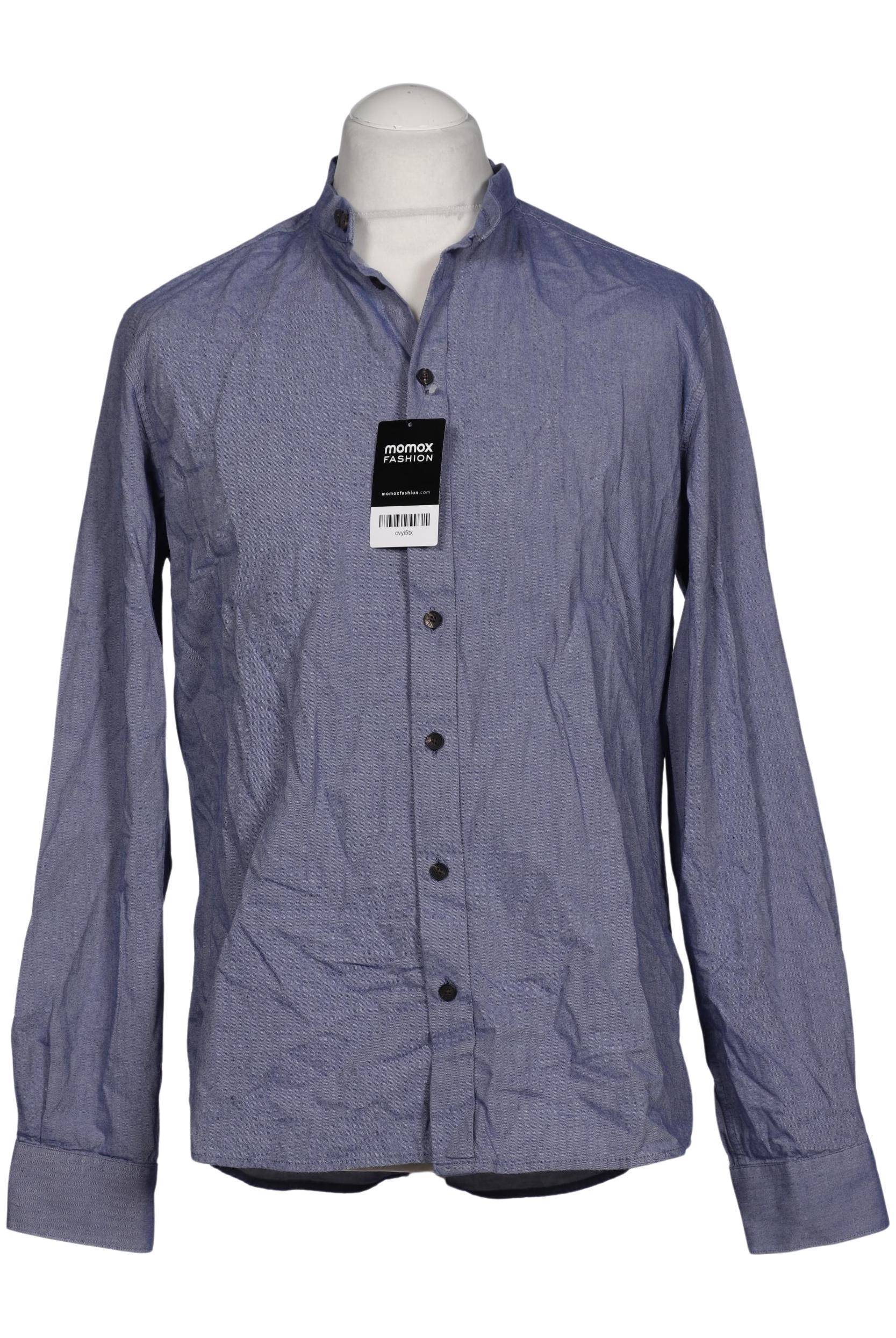 

hessnatur Herren Hemd, blau, Gr. 52