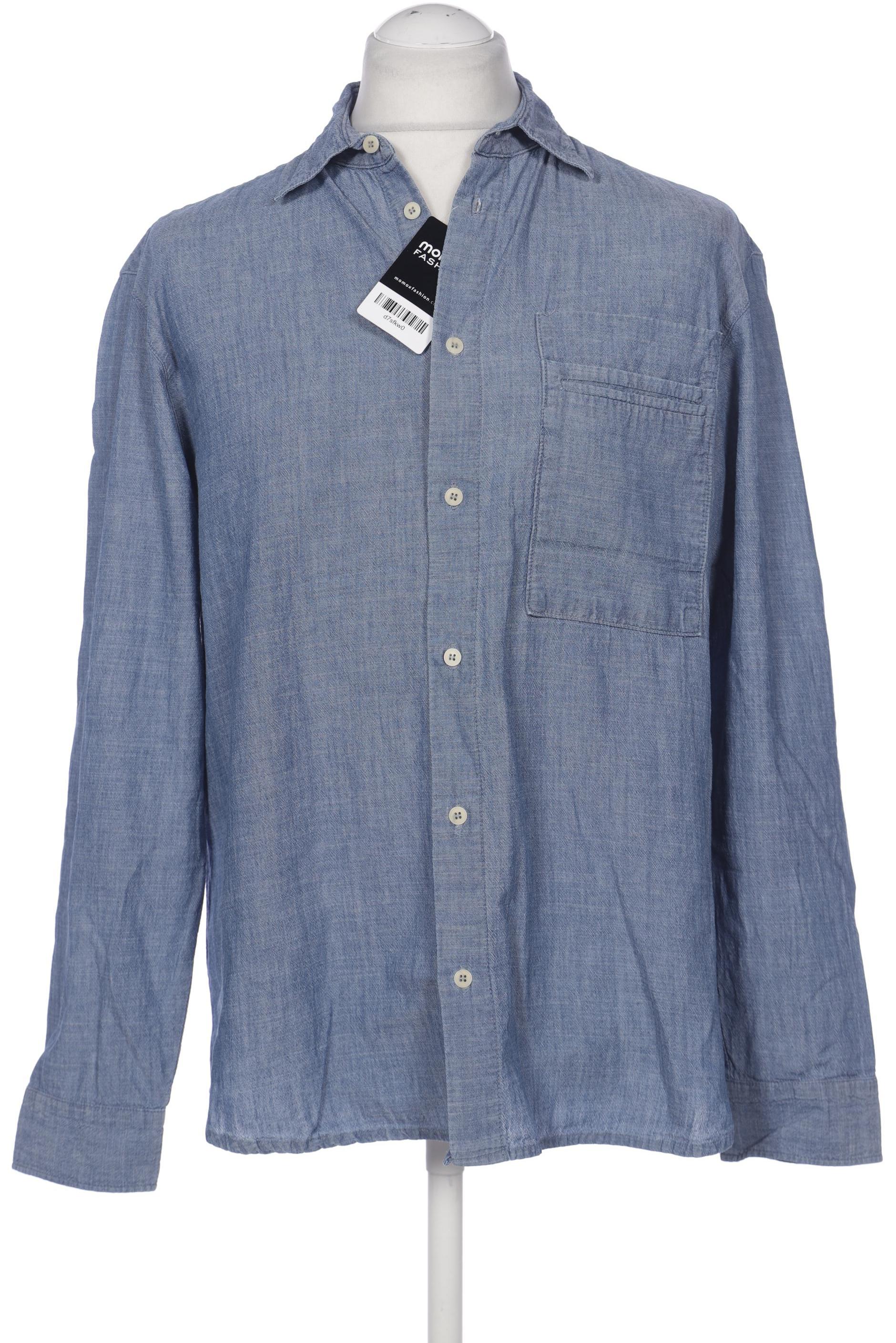 

hessnatur Herren Hemd, blau, Gr. 52
