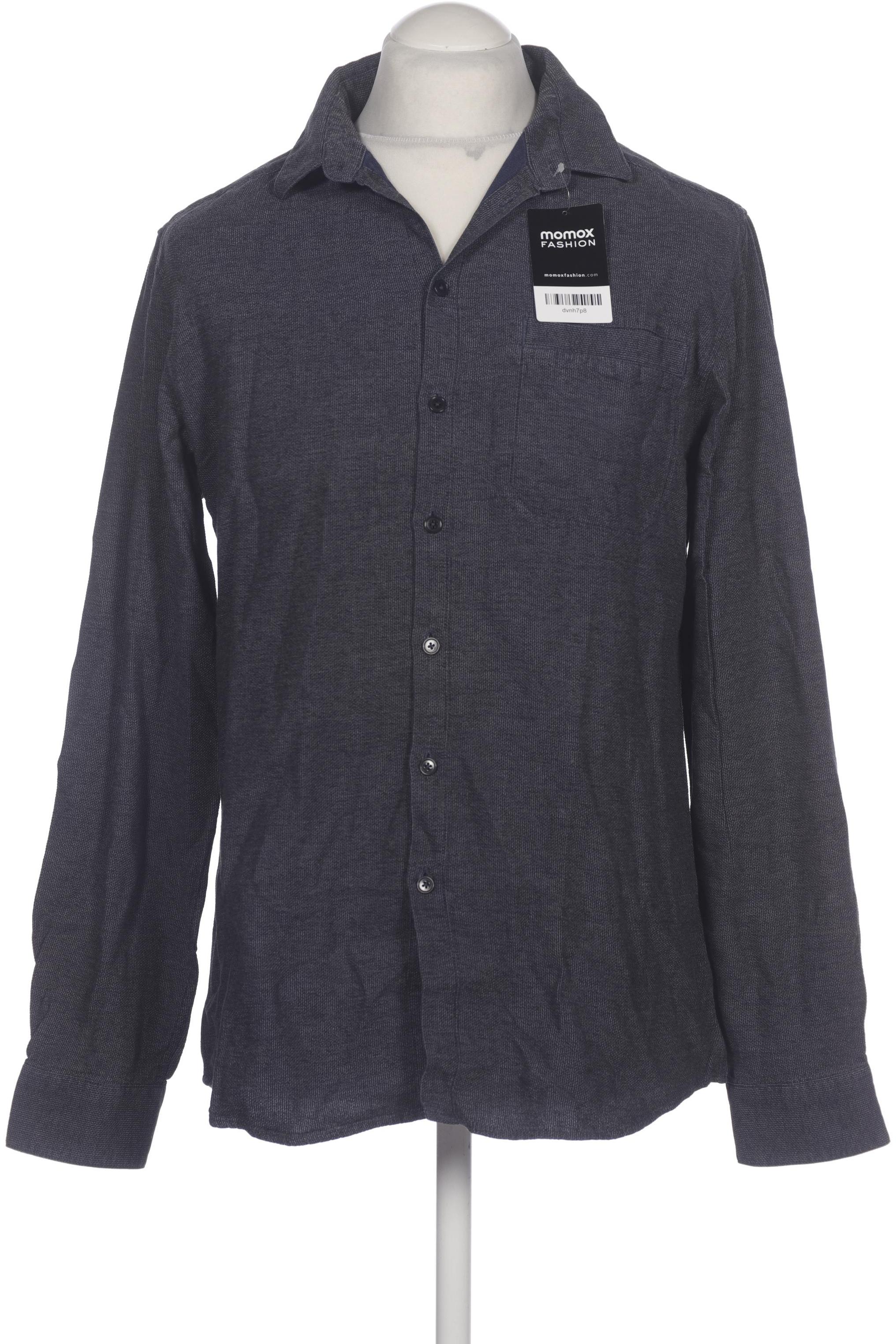 

hessnatur Herren Hemd, marineblau, Gr. 52