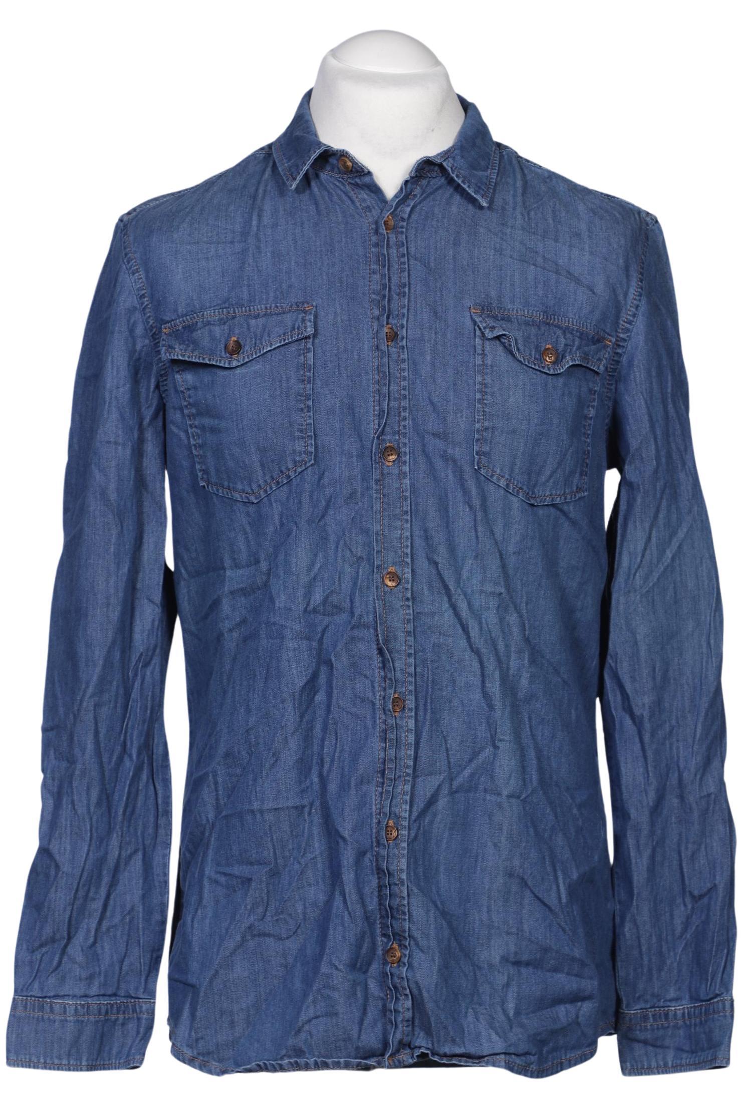 

hessnatur Herren Hemd, blau, Gr. 52