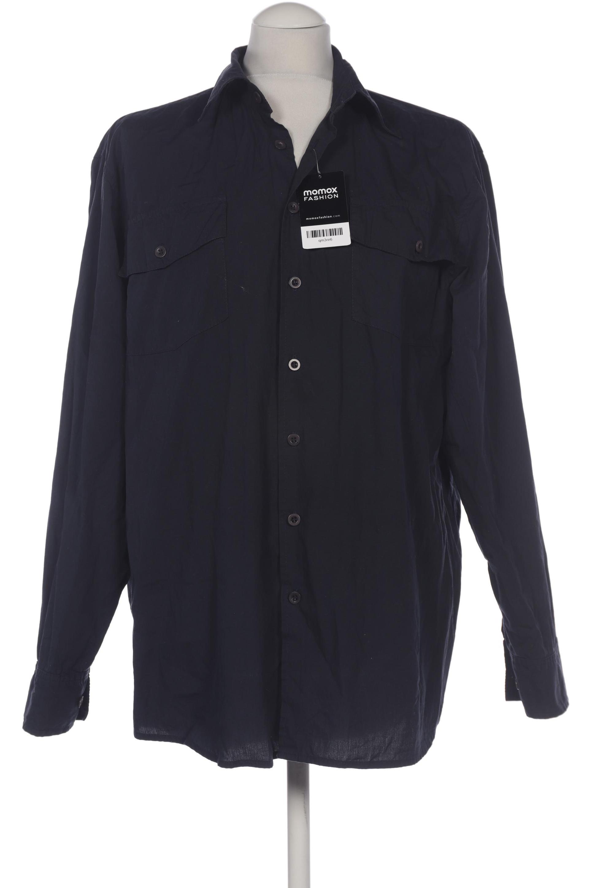 

hessnatur Herren Hemd, marineblau, Gr. 48