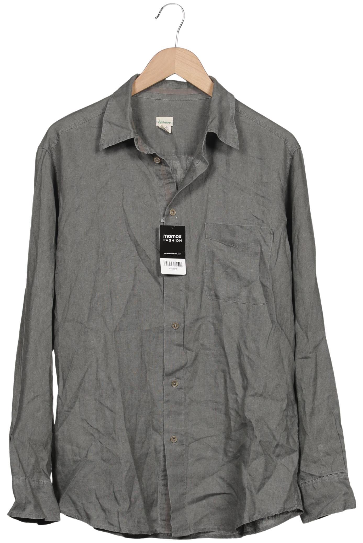 

hessnatur Herren Hemd, grau, Gr. 48