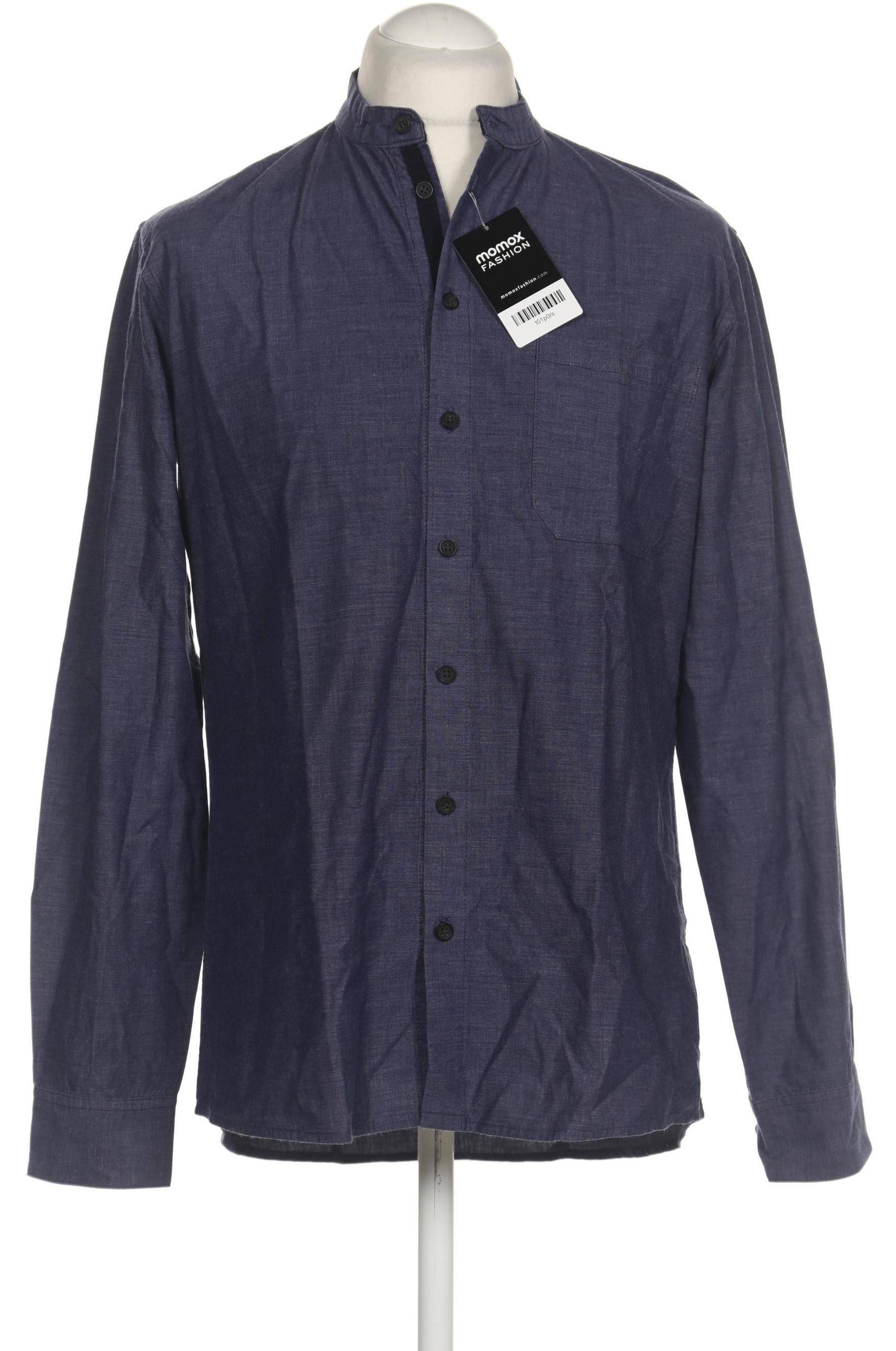 

hessnatur Herren Hemd, blau, Gr. 52