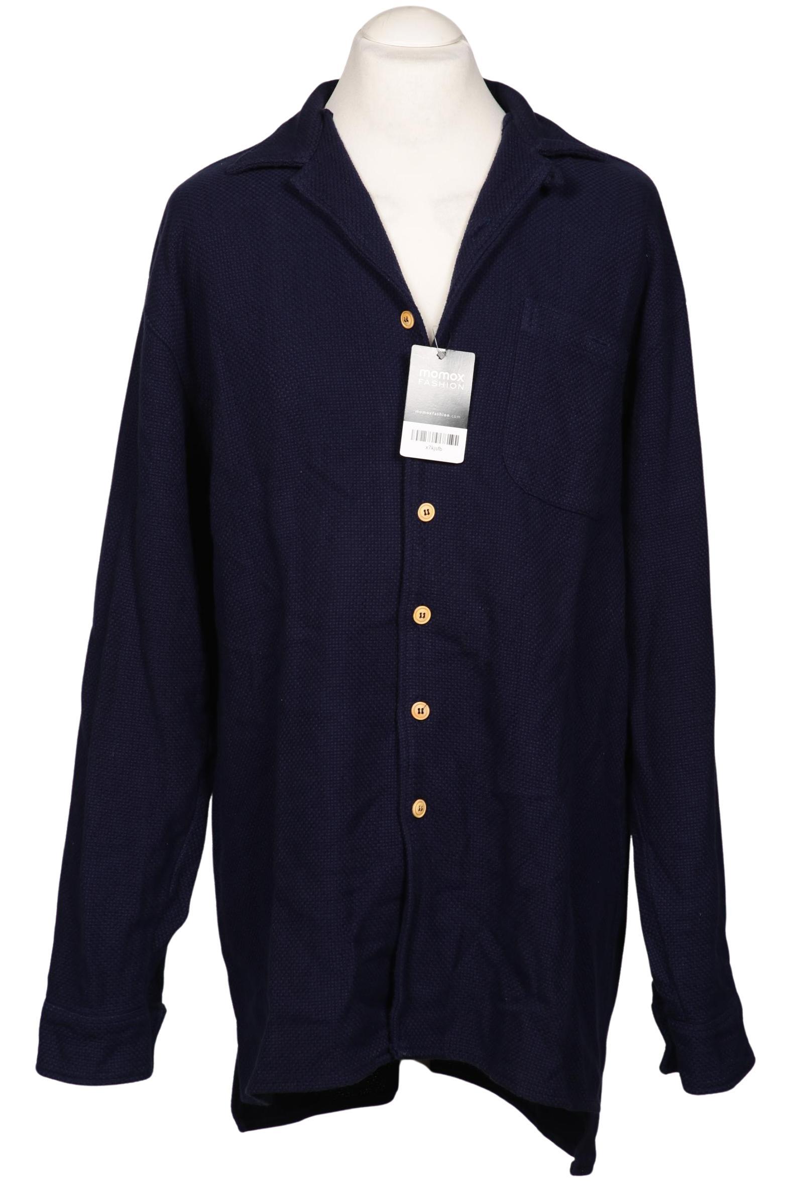 

hessnatur Herren Hemd, marineblau, Gr. 52