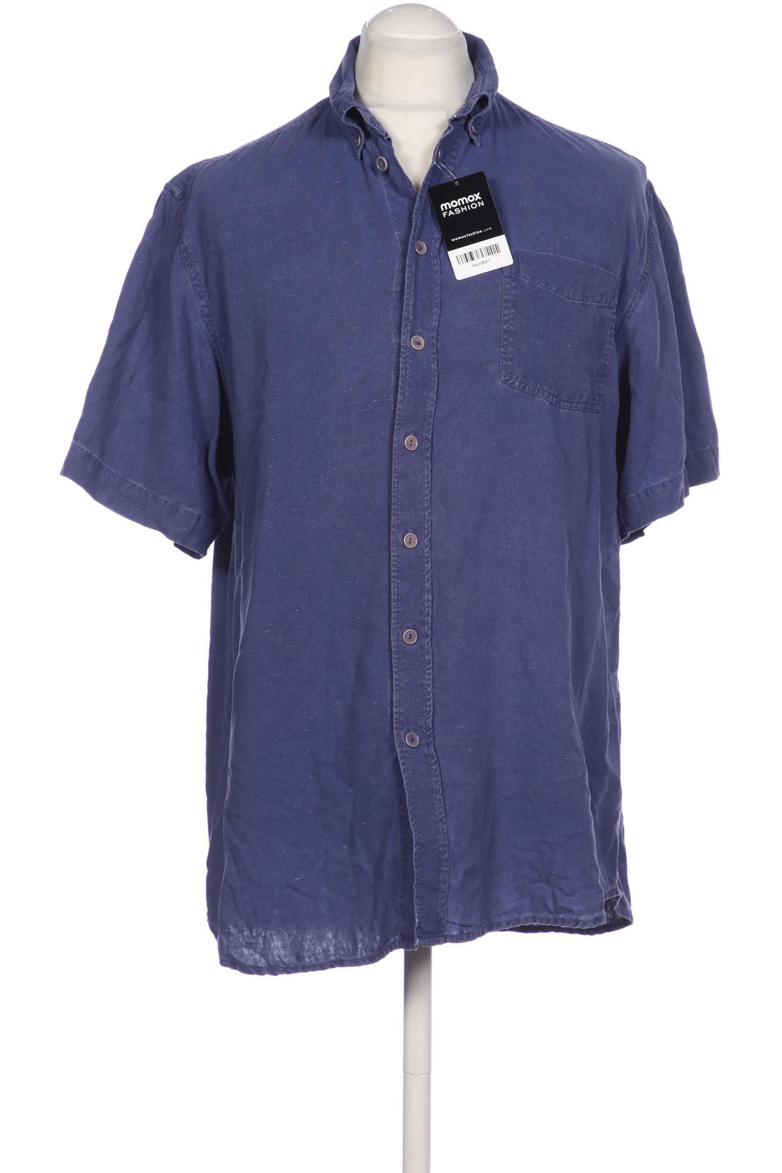 

hessnatur Herren Hemd, marineblau, Gr. 52