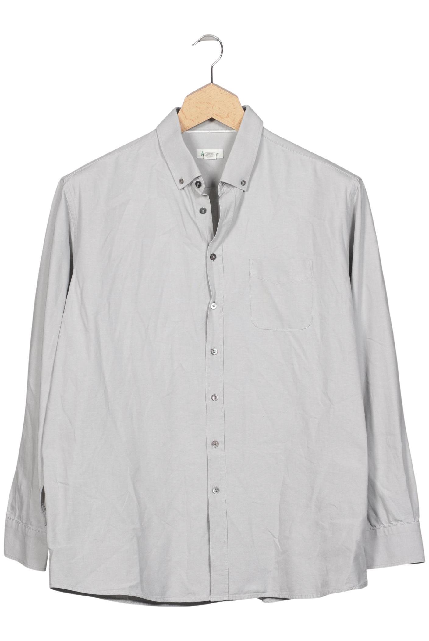 

hessnatur Herren Hemd, grau, Gr. 56