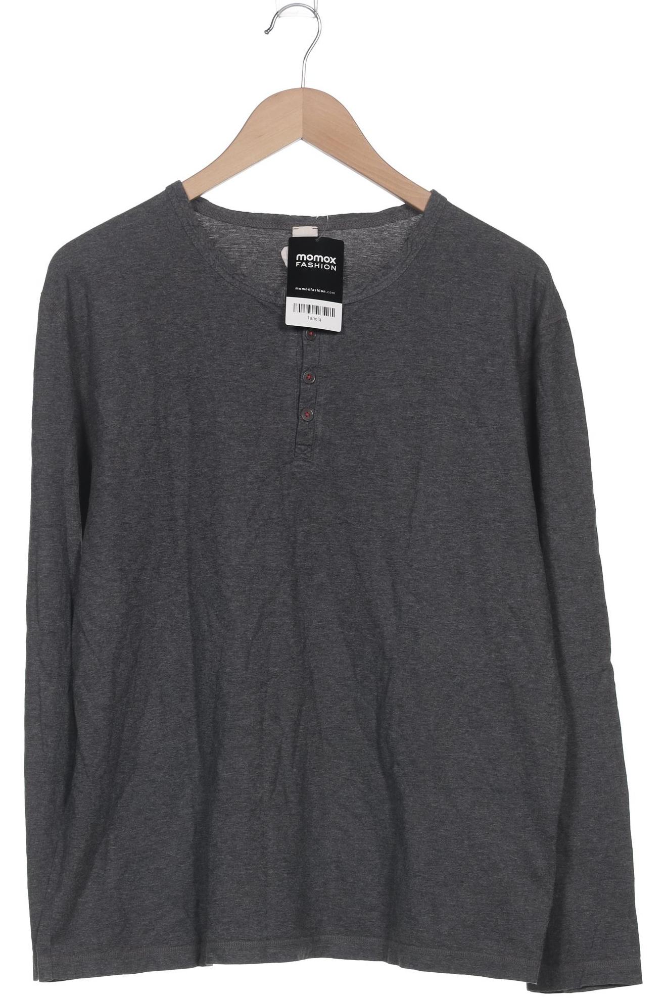 

hessnatur Herren Langarmshirt, grau, Gr. 50