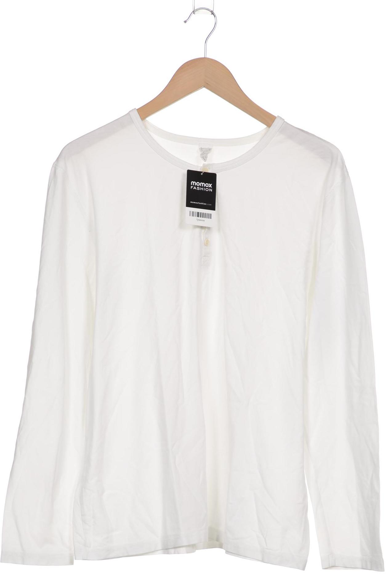 

hessnatur Herren Langarmshirt, weiß, Gr. 50