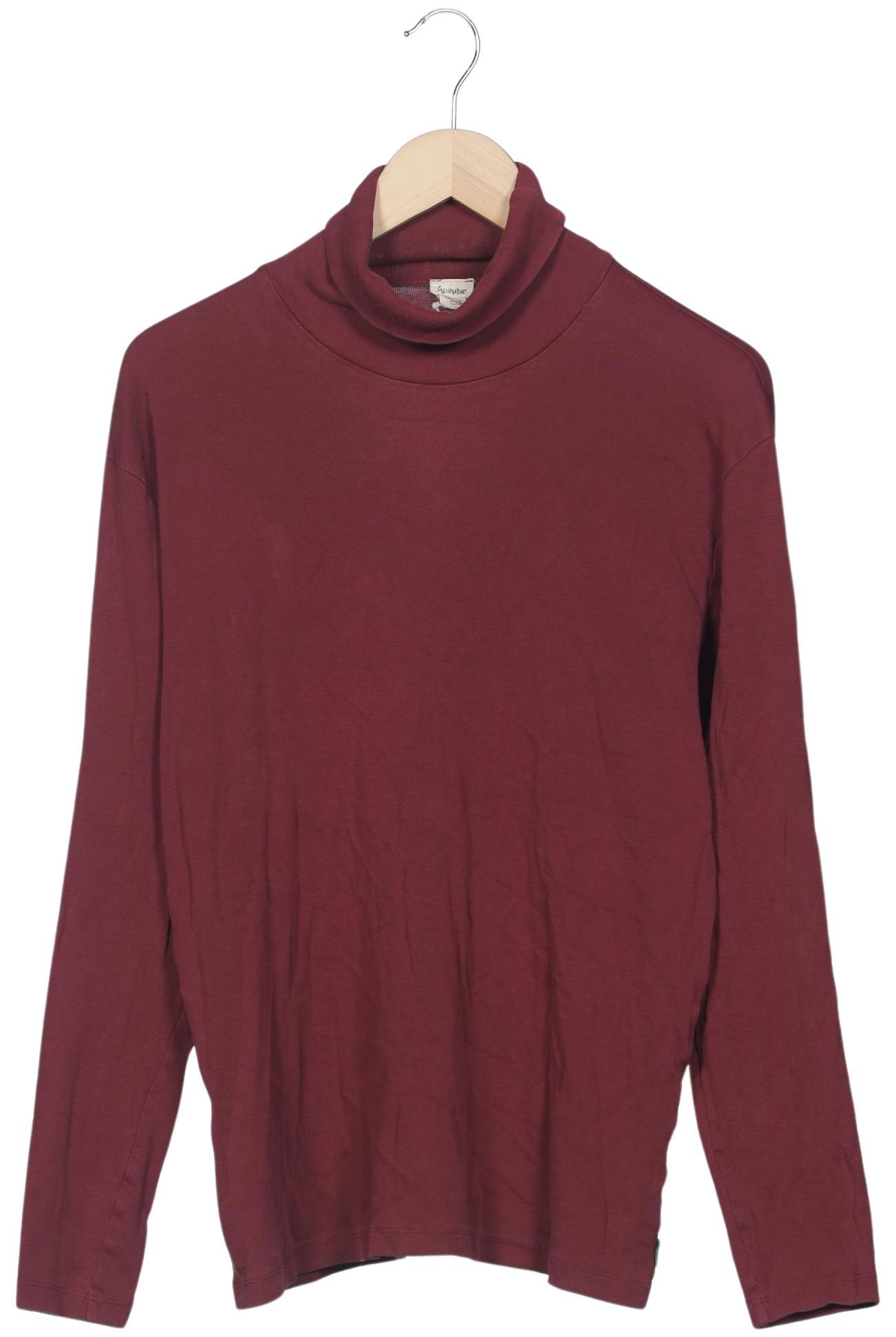 Thumbnail - hessnatur Herren Langarmshirt, bordeaux, Gr. 52