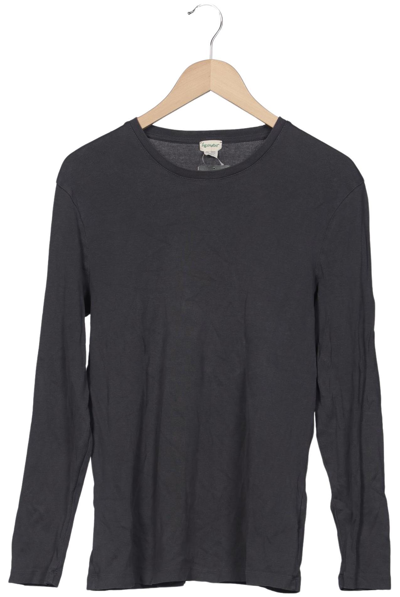 

hessnatur Herren Langarmshirt, grau, Gr. 48