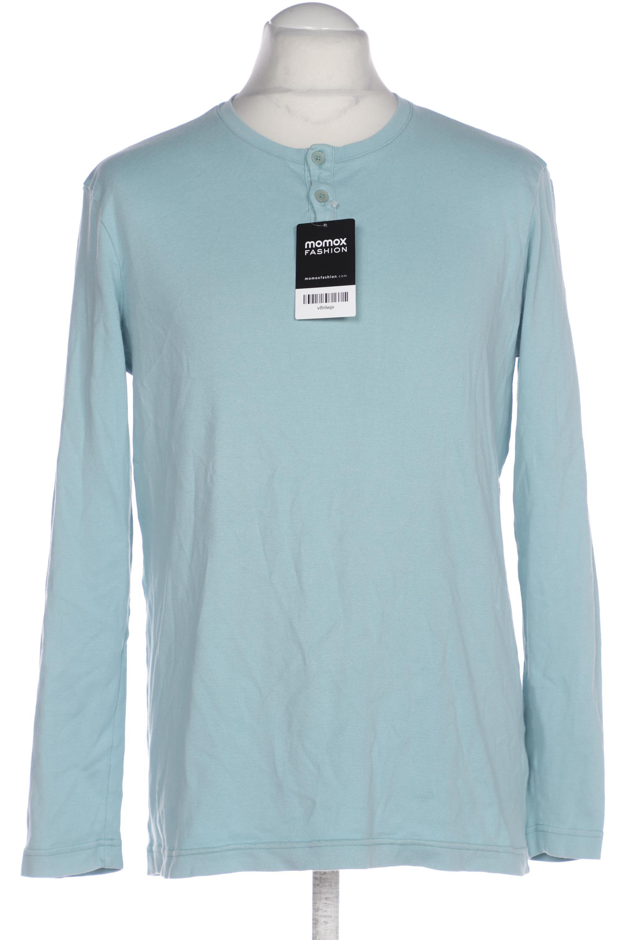 

hessnatur Herren Langarmshirt, hellblau, Gr. 52