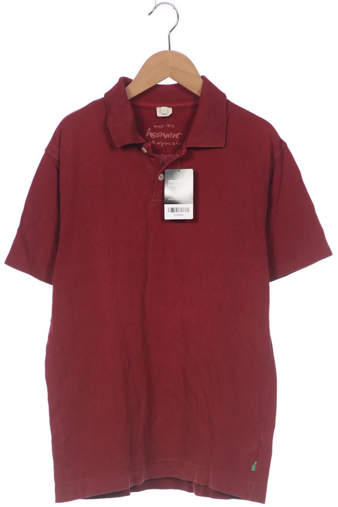 

hessnatur Herren Poloshirt, bordeaux, Gr. 48
