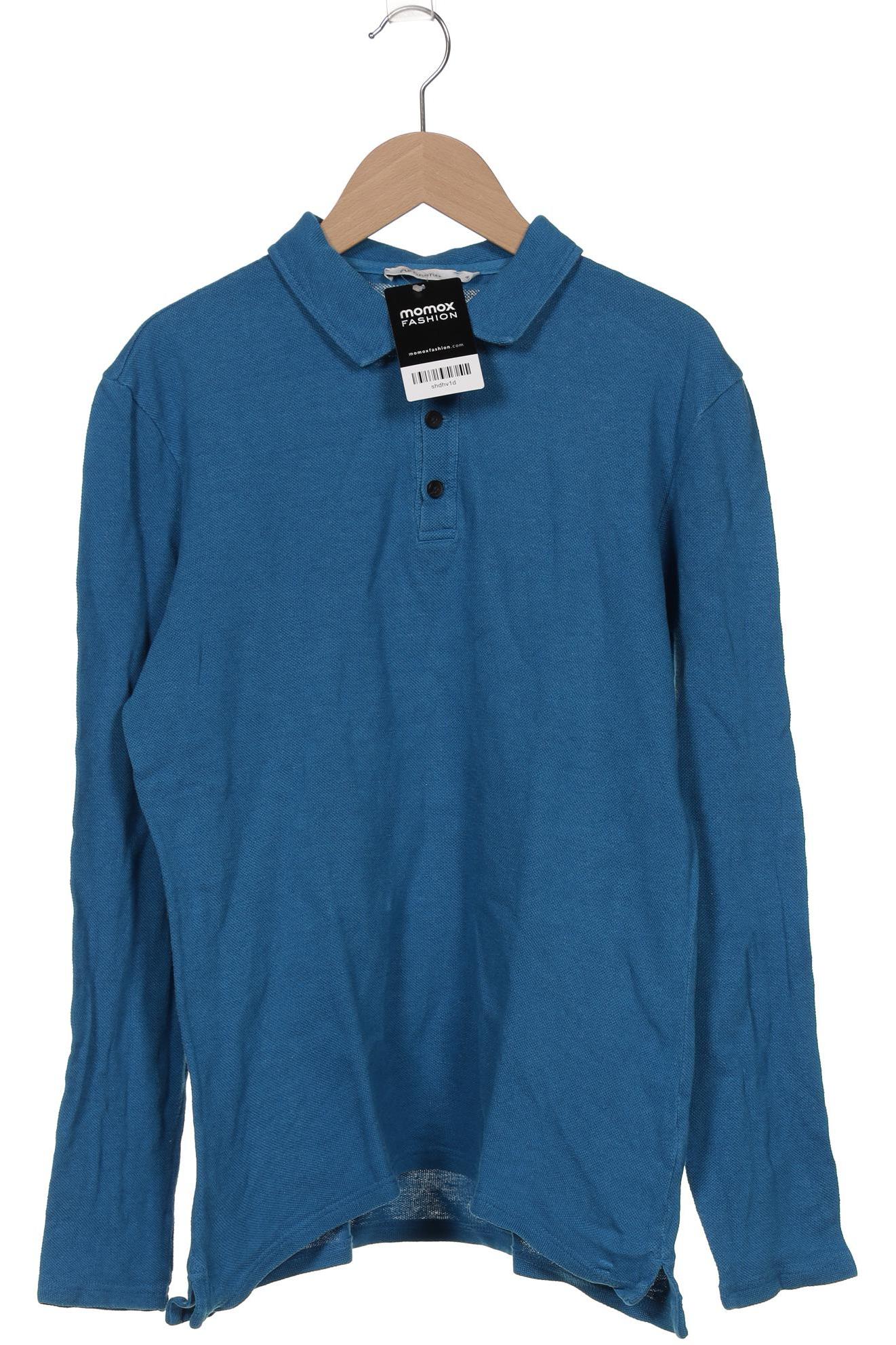 

hessnatur Herren Poloshirt, blau, Gr. 46