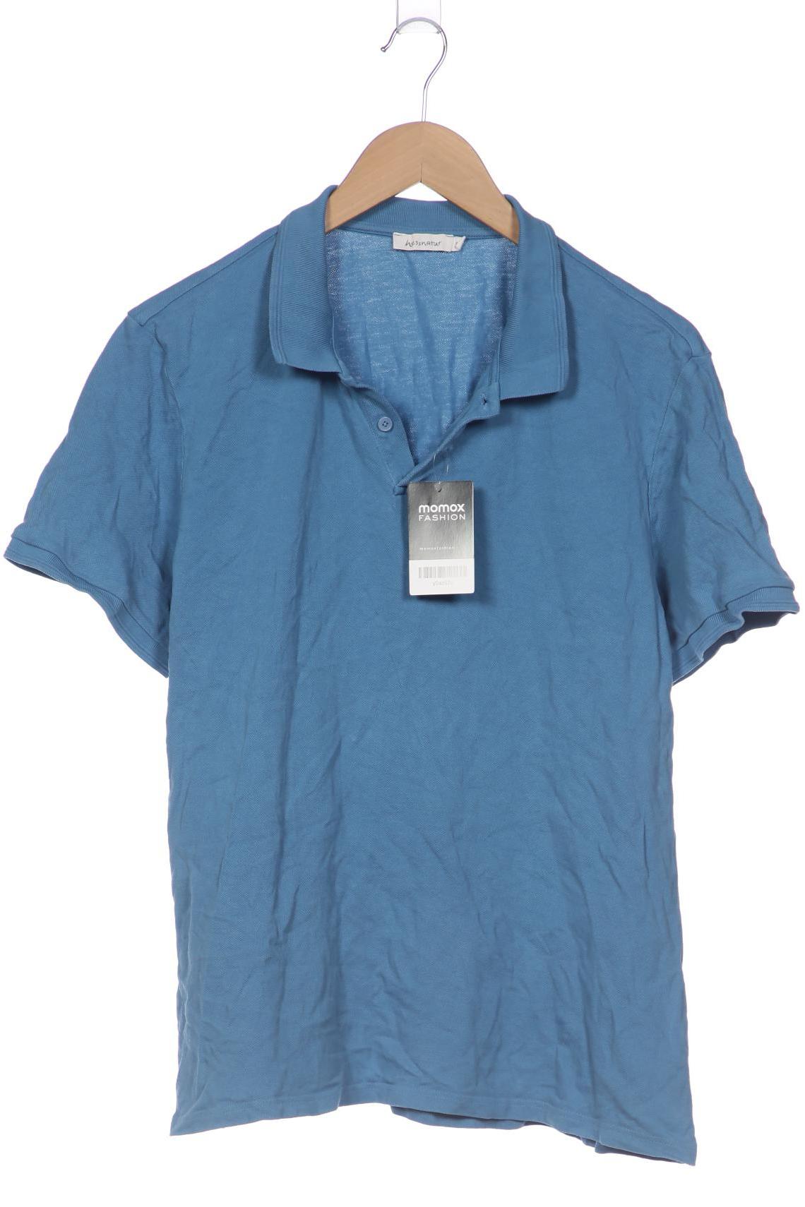 

hessnatur Herren Poloshirt, blau, Gr. 56