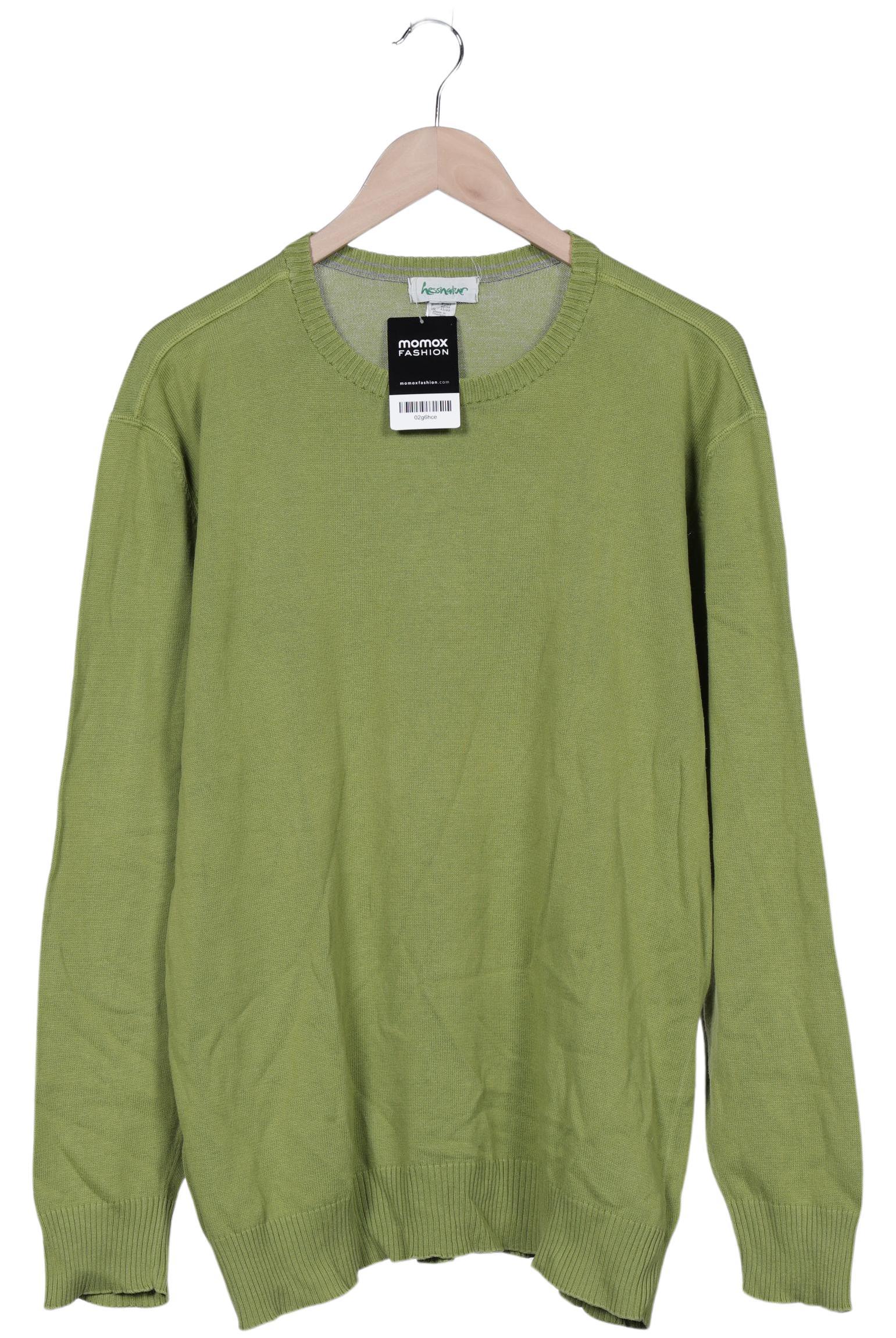 

hessnatur Herren Pullover, grün, Gr. 52