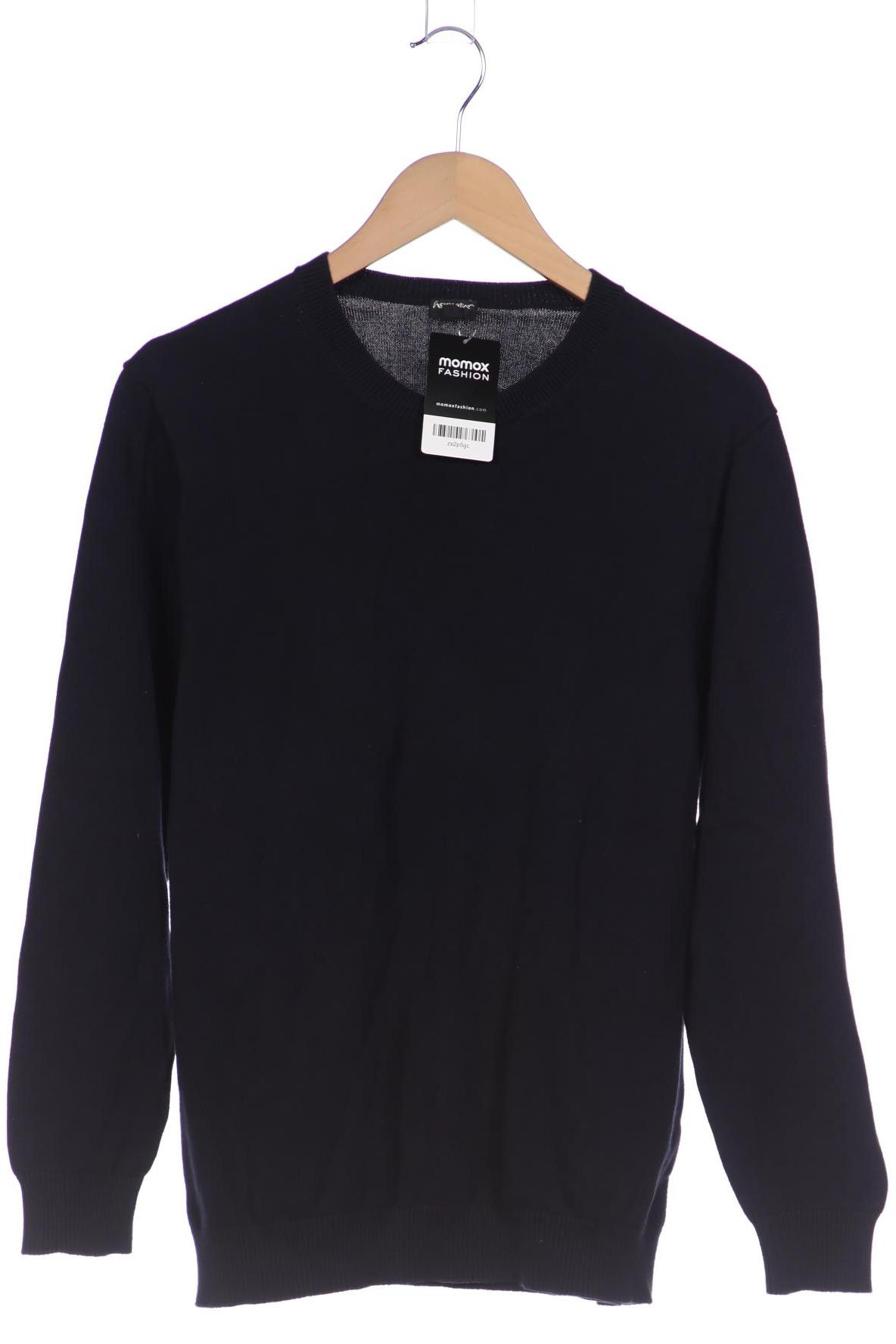 

hessnatur Herren Pullover, marineblau, Gr. 48