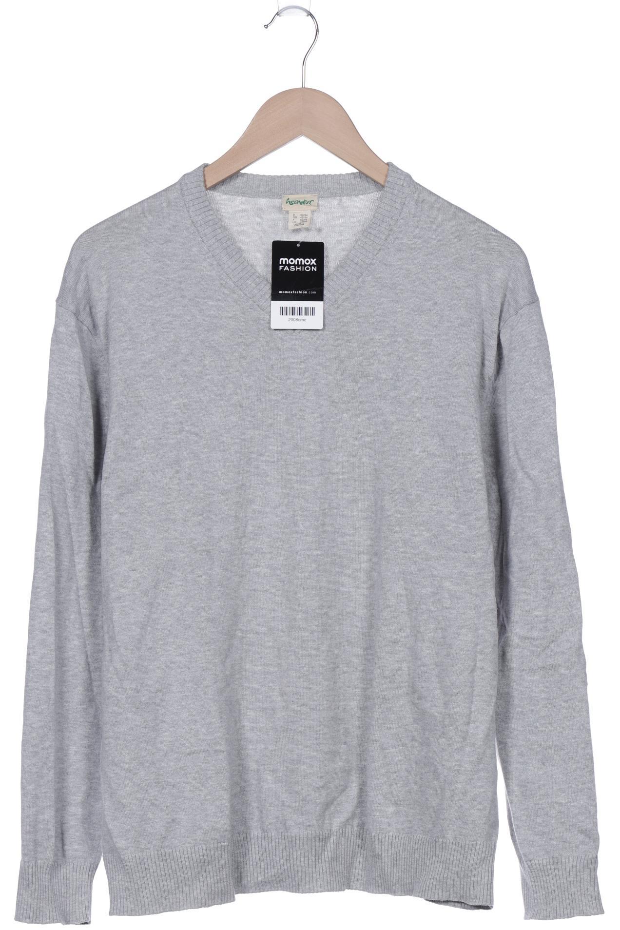 

hessnatur Herren Pullover, grau, Gr. 52