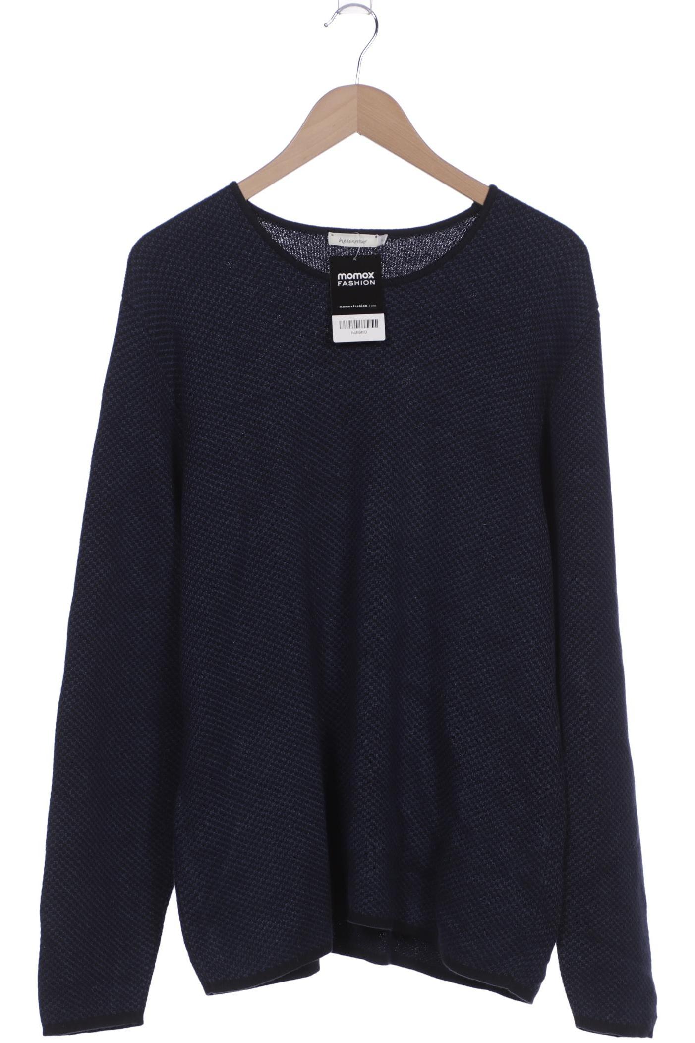 

hessnatur Herren Pullover, marineblau, Gr. 54