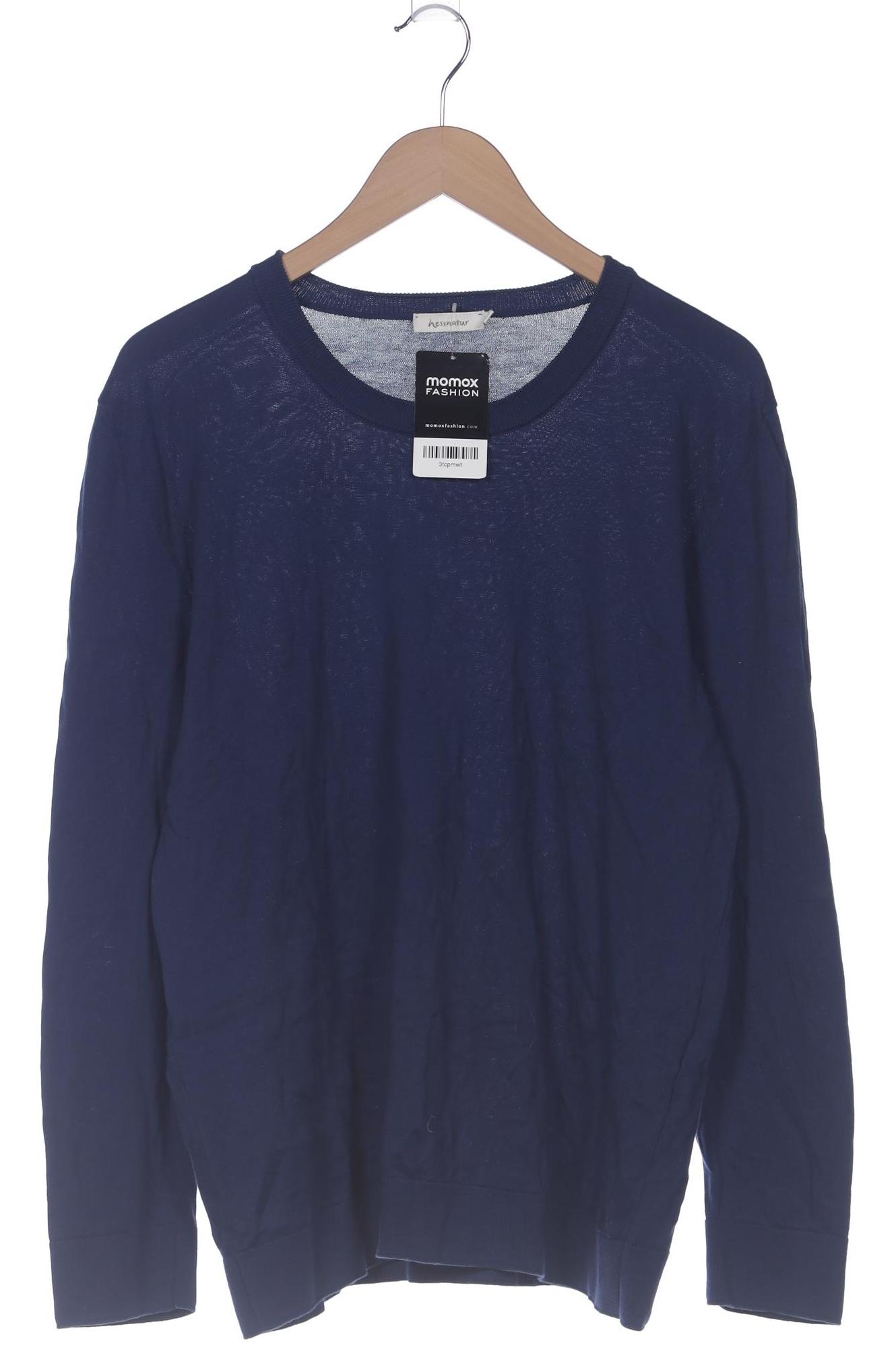 

hessnatur Herren Pullover, blau, Gr. 52