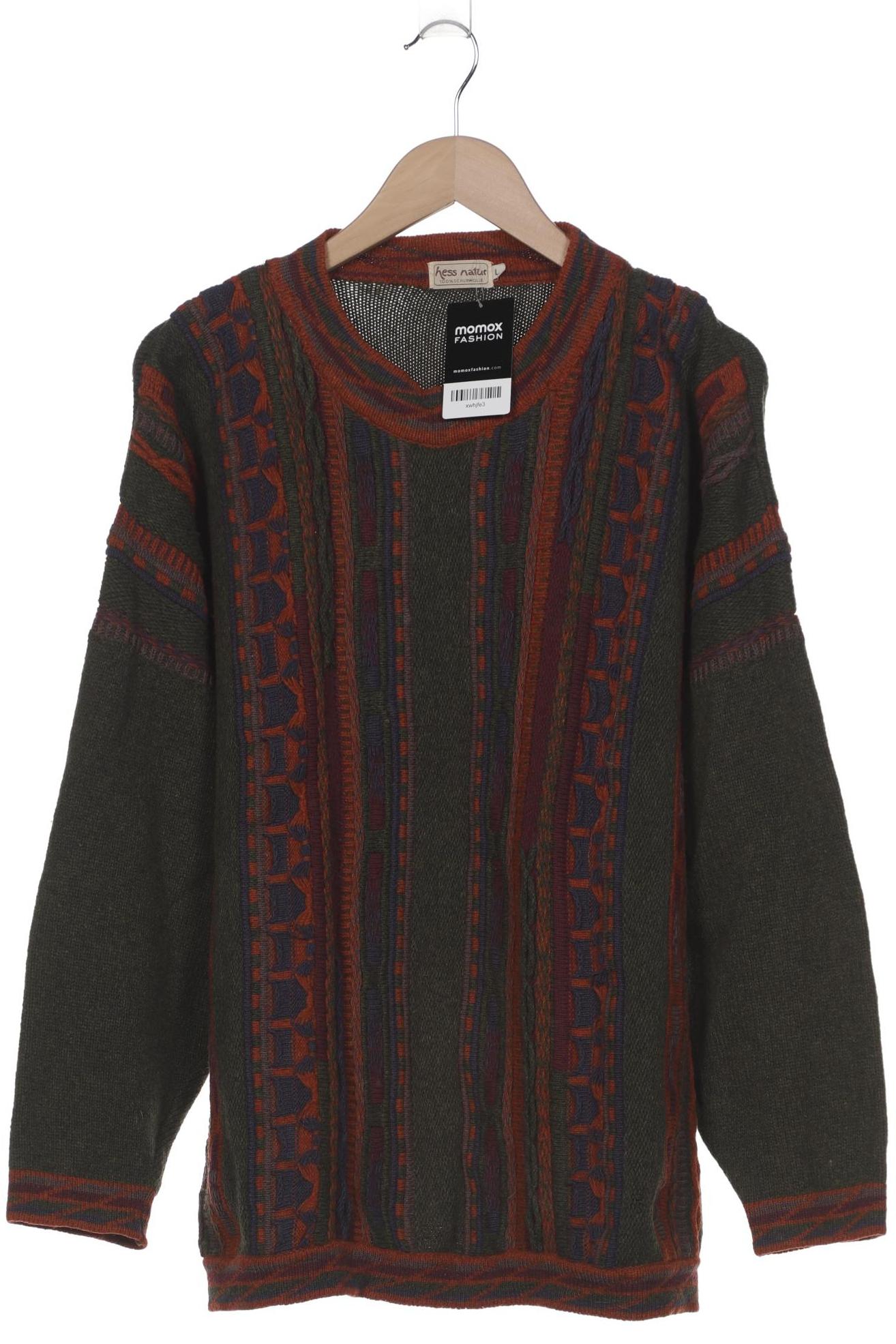 

hessnatur Herren Pullover, grün, Gr. 52