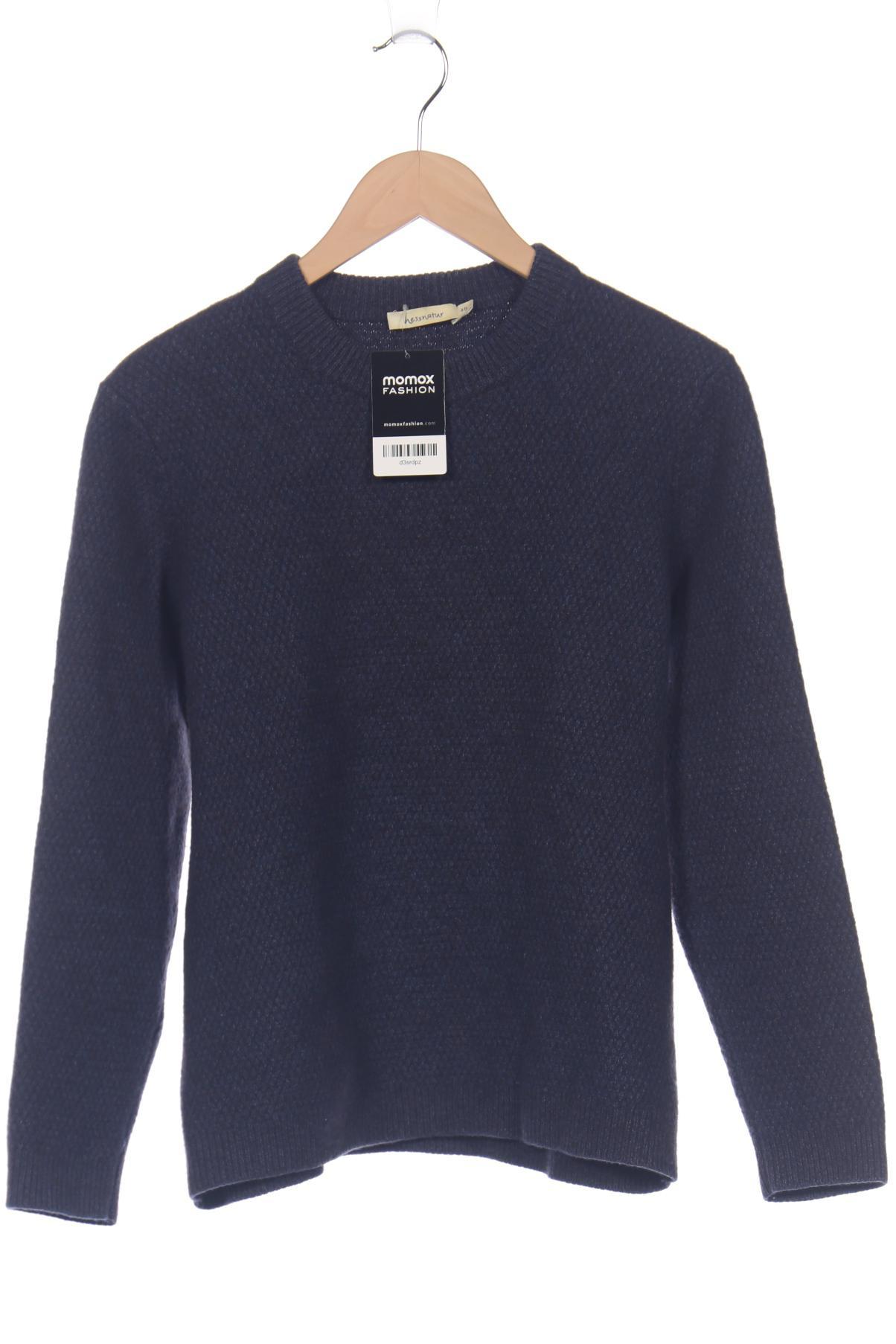 

hessnatur Herren Pullover, marineblau, Gr. 48