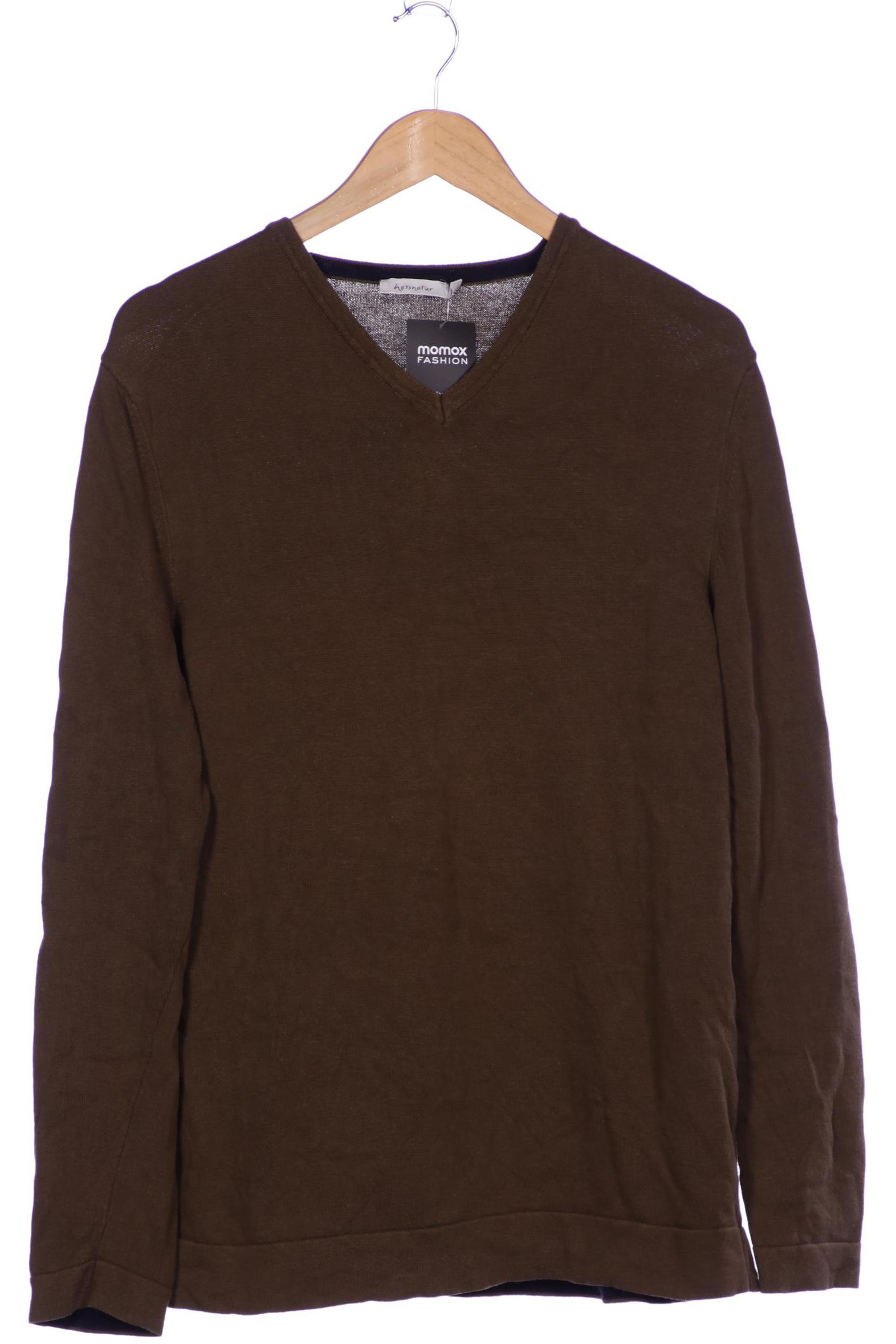 

hessnatur Herren Pullover, grün, Gr. 50