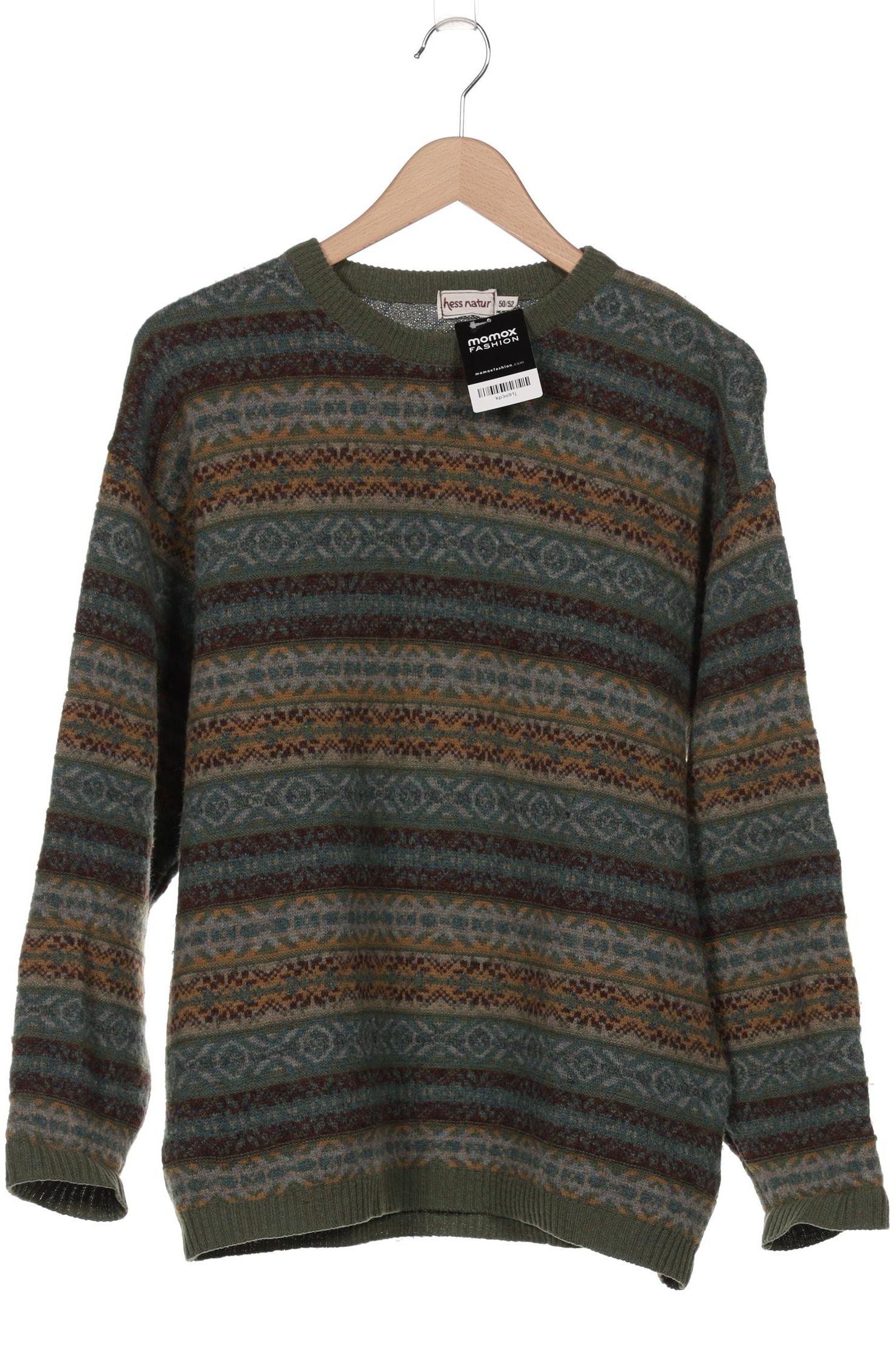 

hessnatur Herren Pullover, türkis, Gr. 50