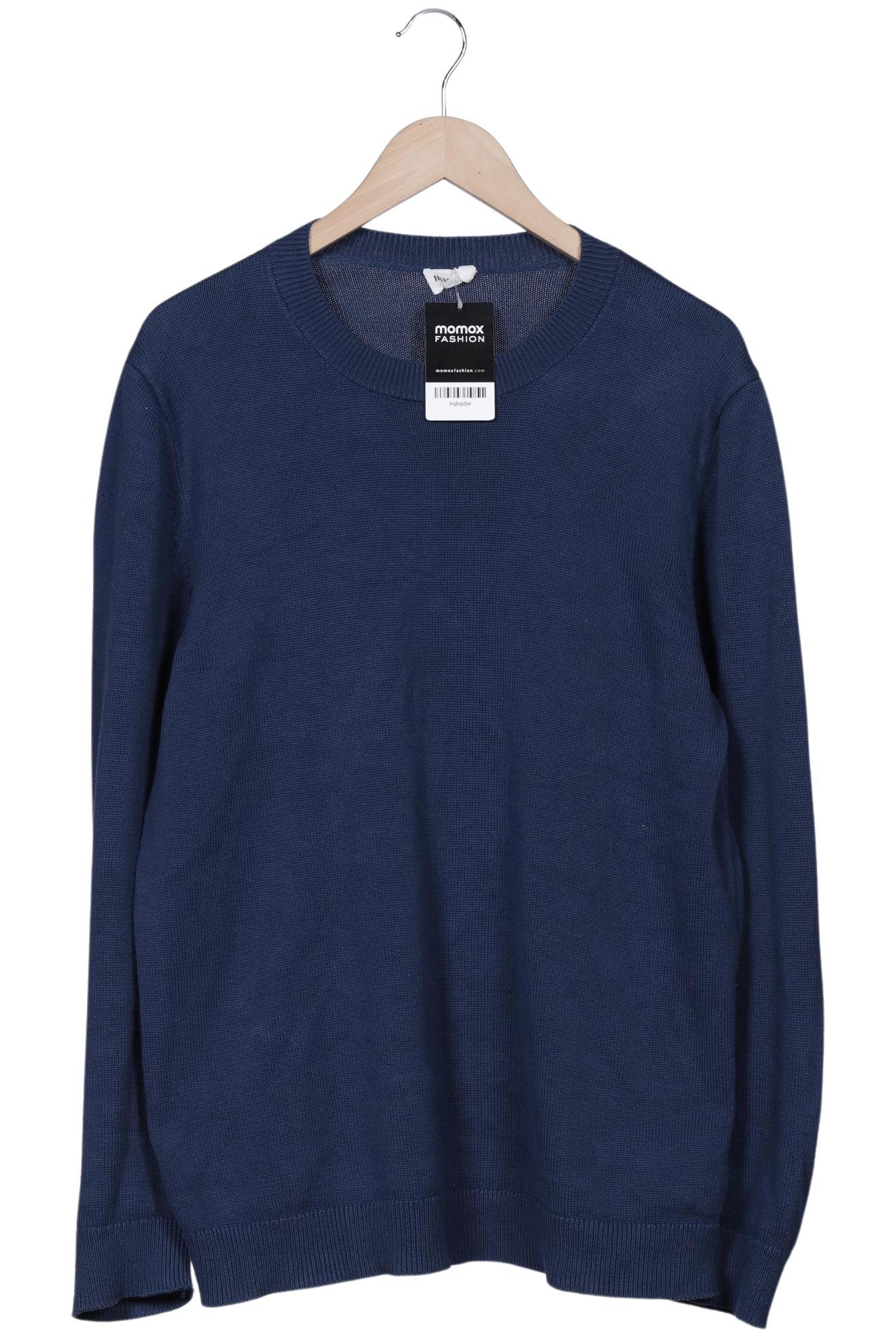 

hessnatur Herren Pullover, marineblau, Gr. 52