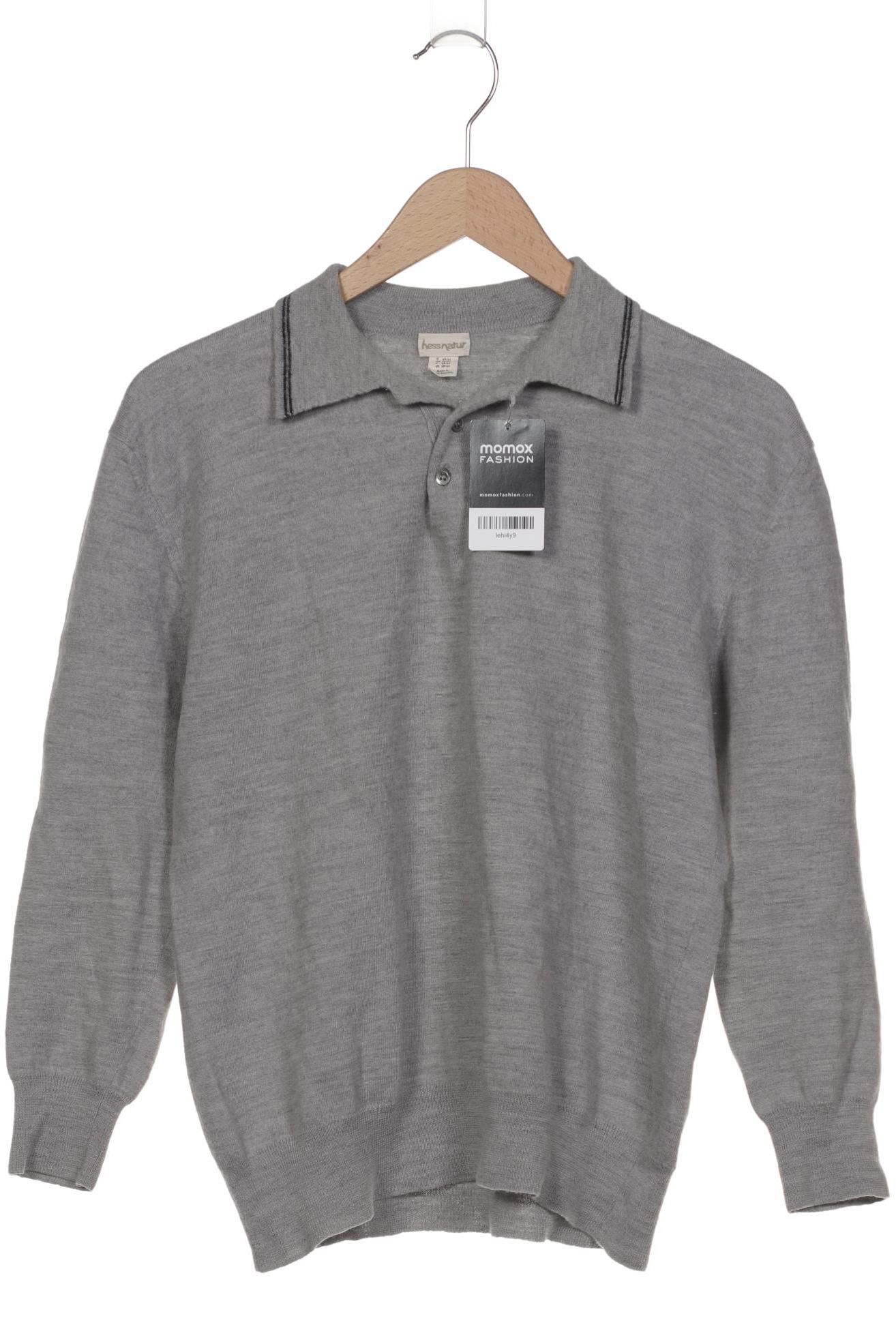 

hessnatur Herren Pullover, grau, Gr. 48