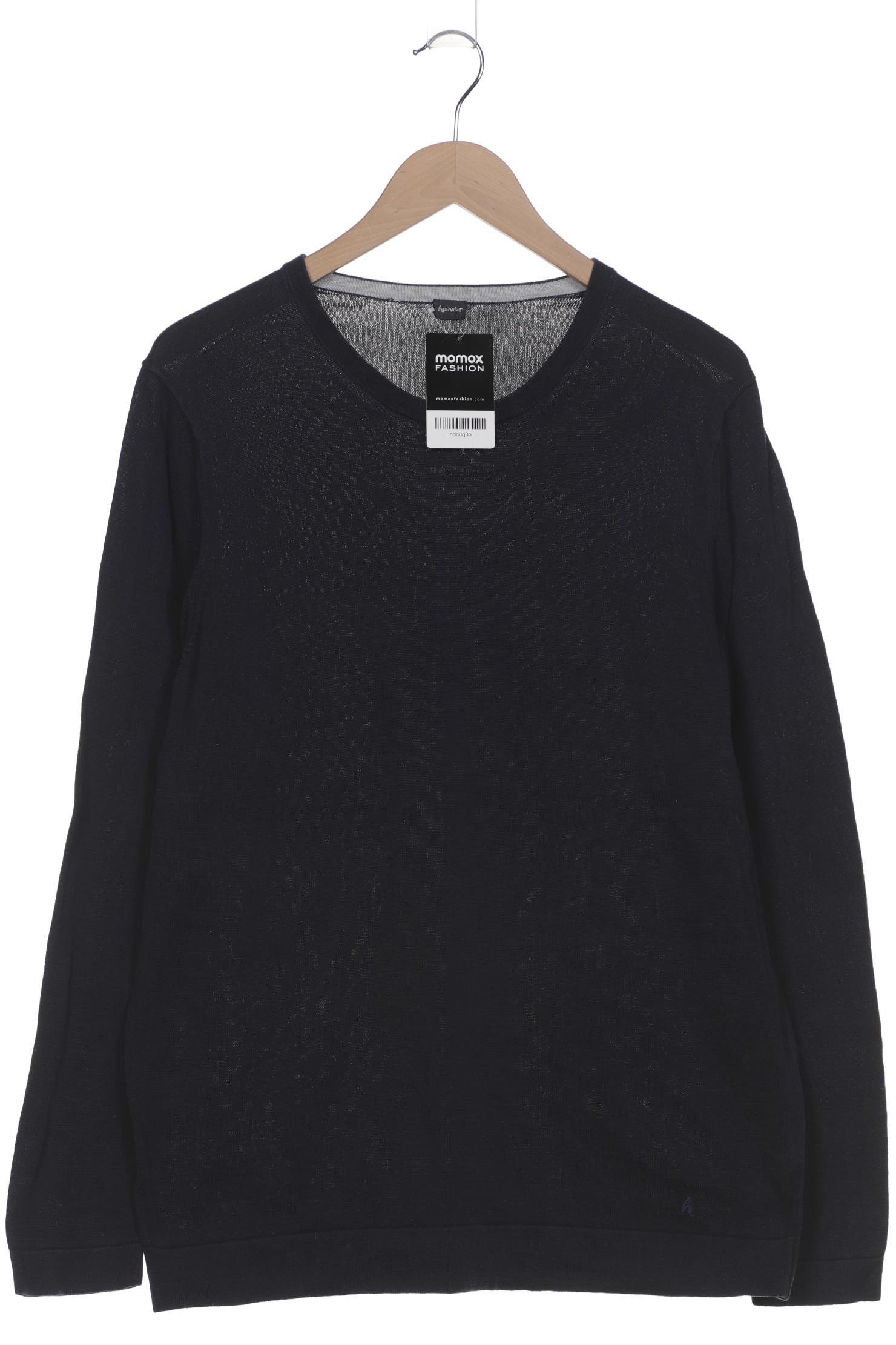 

hessnatur Herren Pullover, marineblau, Gr. 54