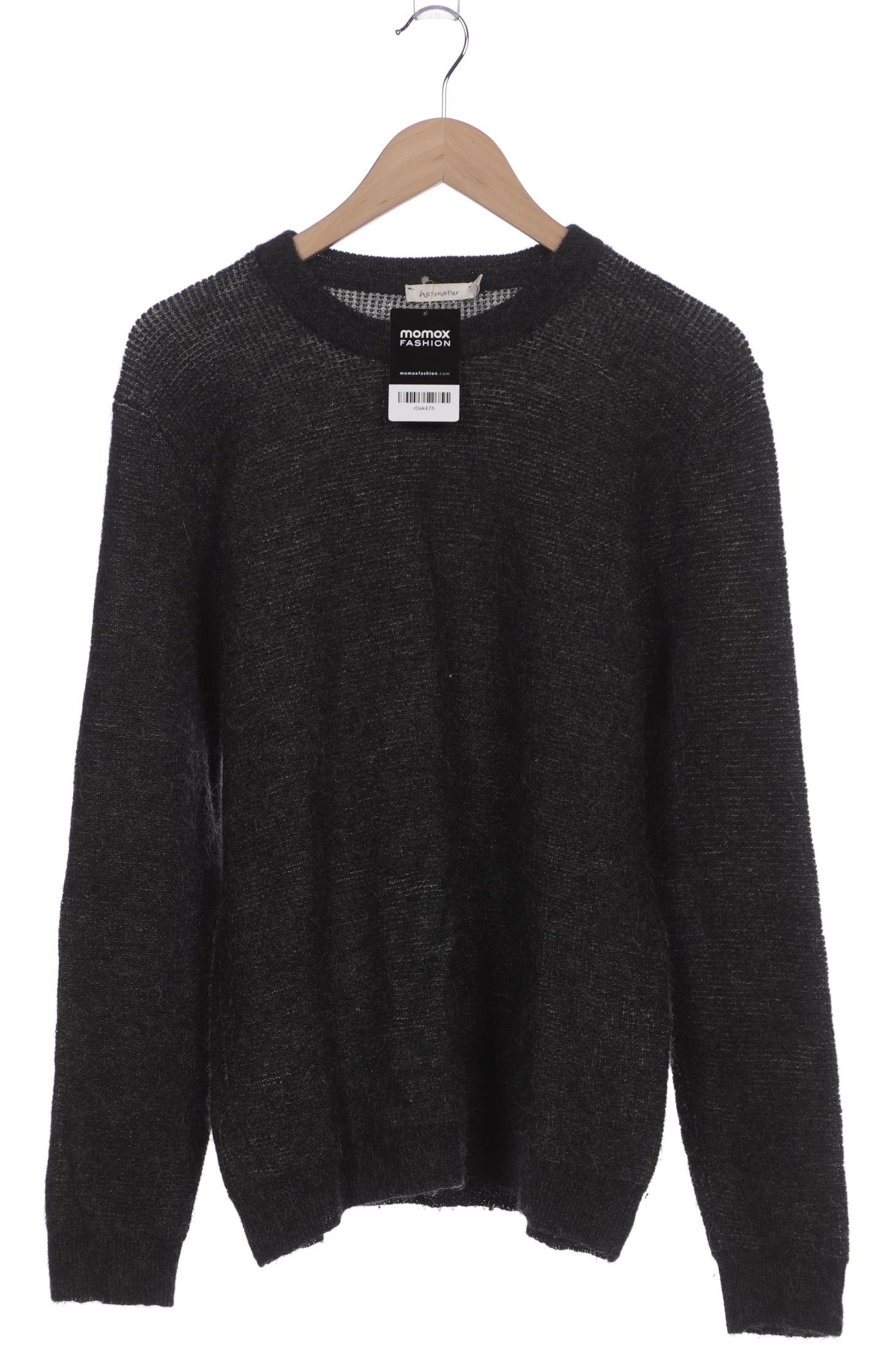 

hessnatur Herren Pullover, grau, Gr. 52