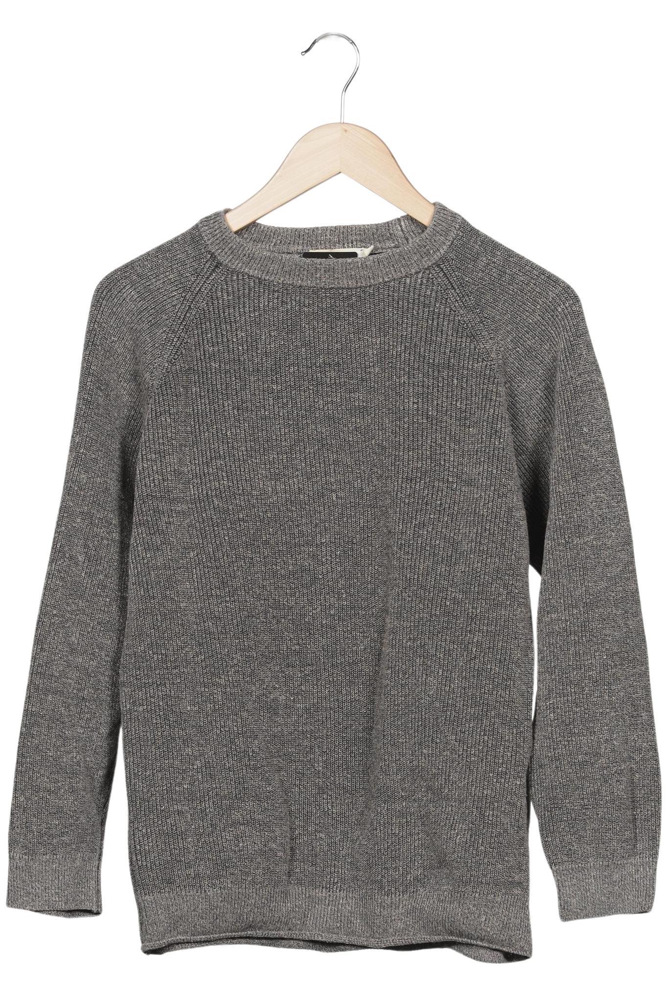 

hessnatur Herren Pullover, grau, Gr. 48